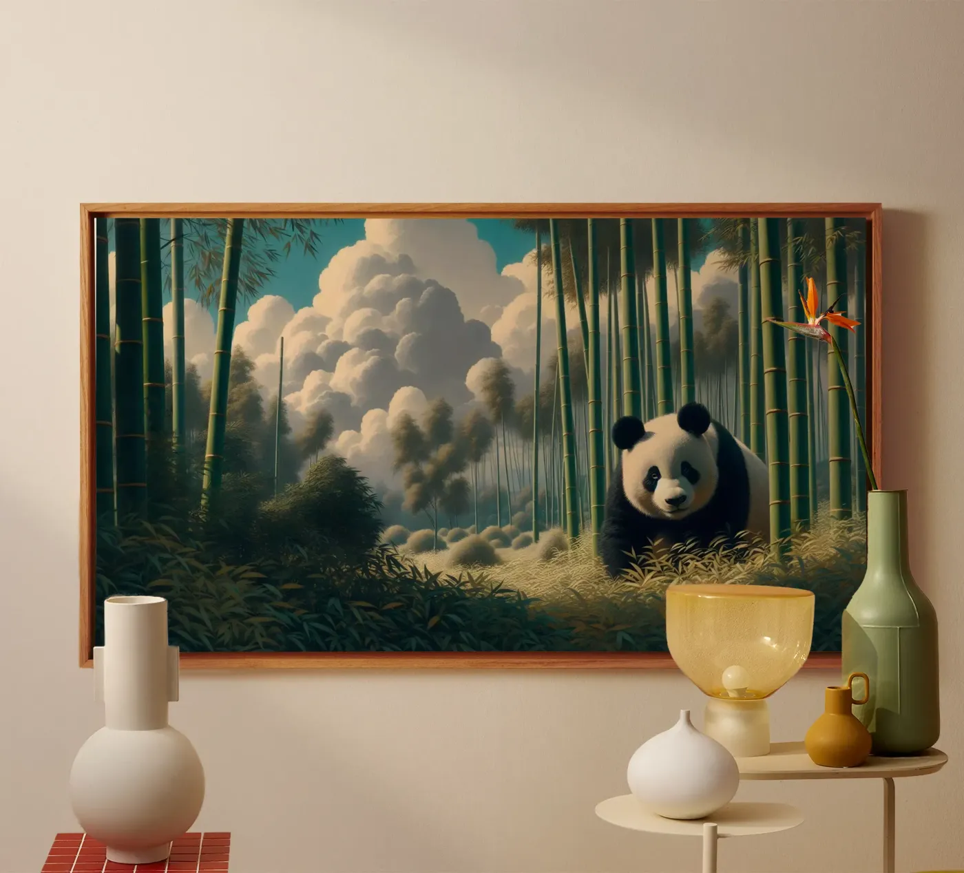 PANDA tela da RUBIANT ART