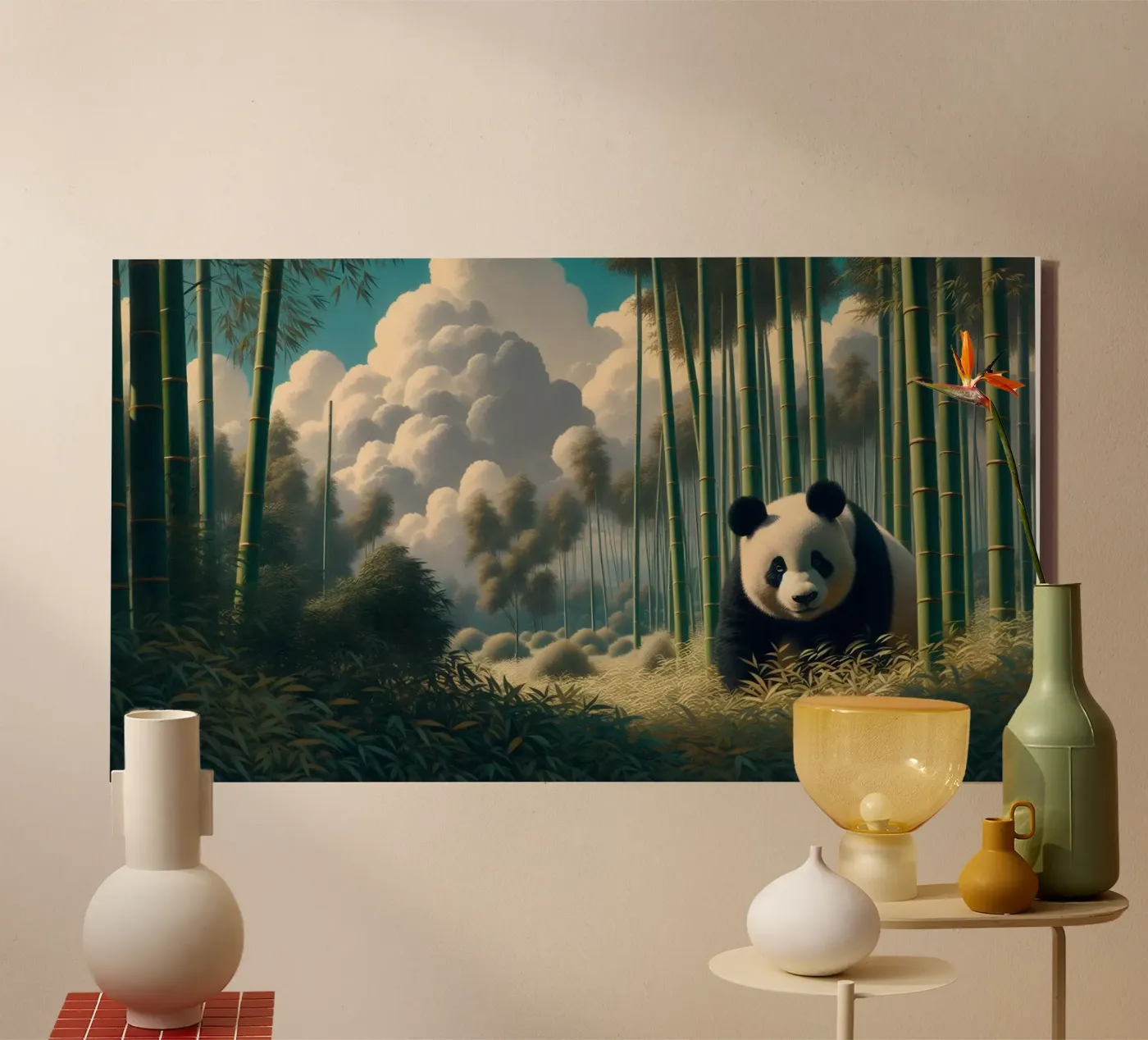 PANDA tela da RUBIANT ART