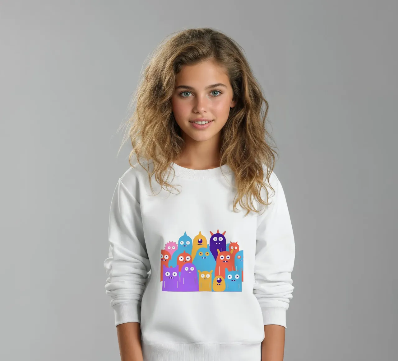 Gang de monstre 2 kids sweatshirt by Rezh creations