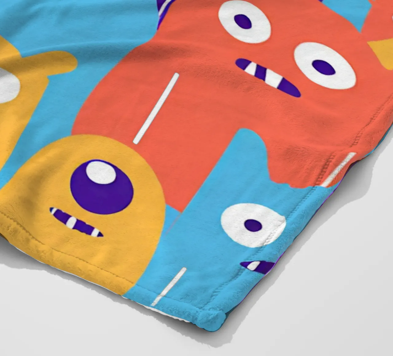 Gang de monstre 2 fleece blanket by Rezh creations