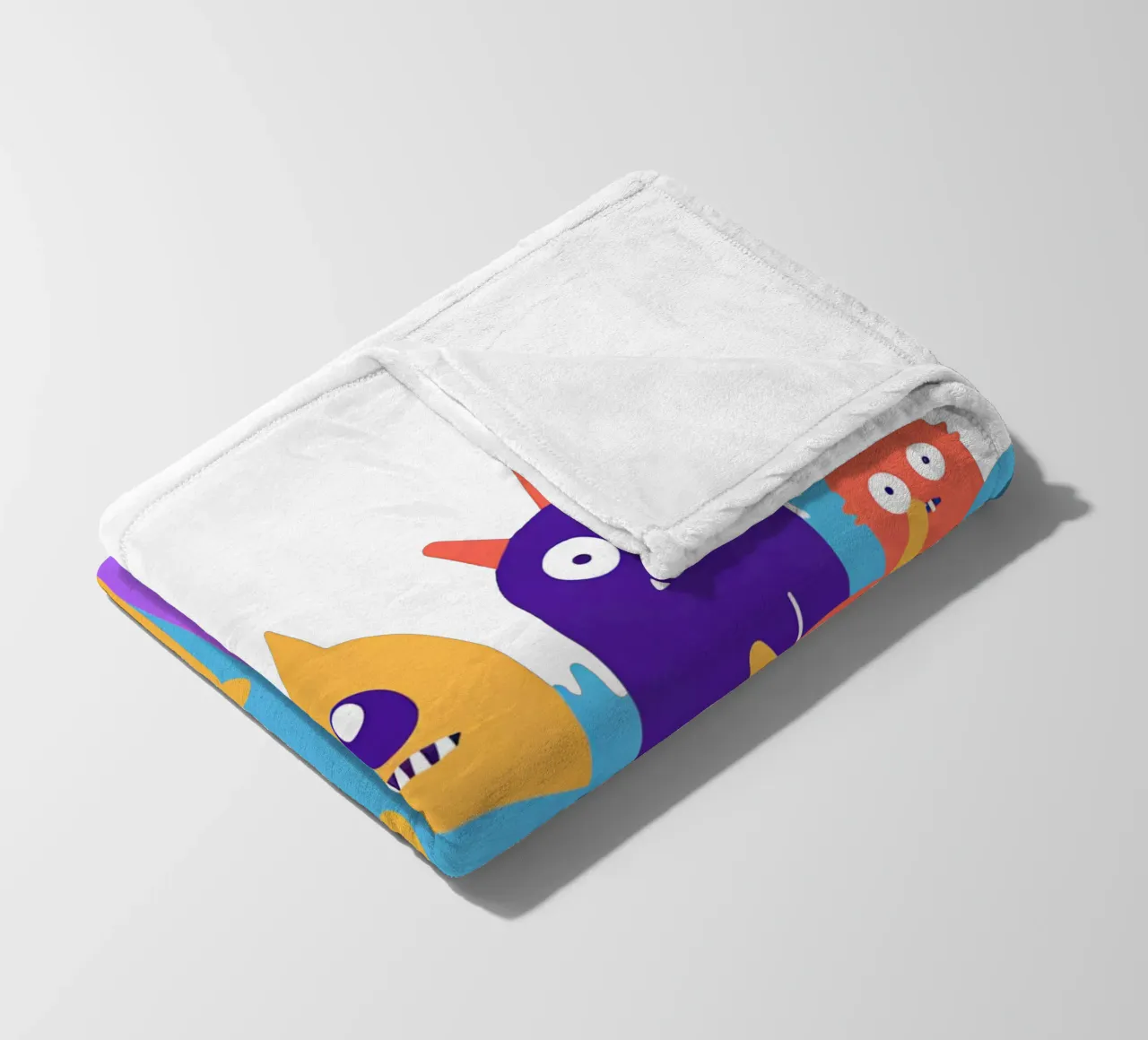 Gang de monstre 2 fleece blanket by Rezh creations