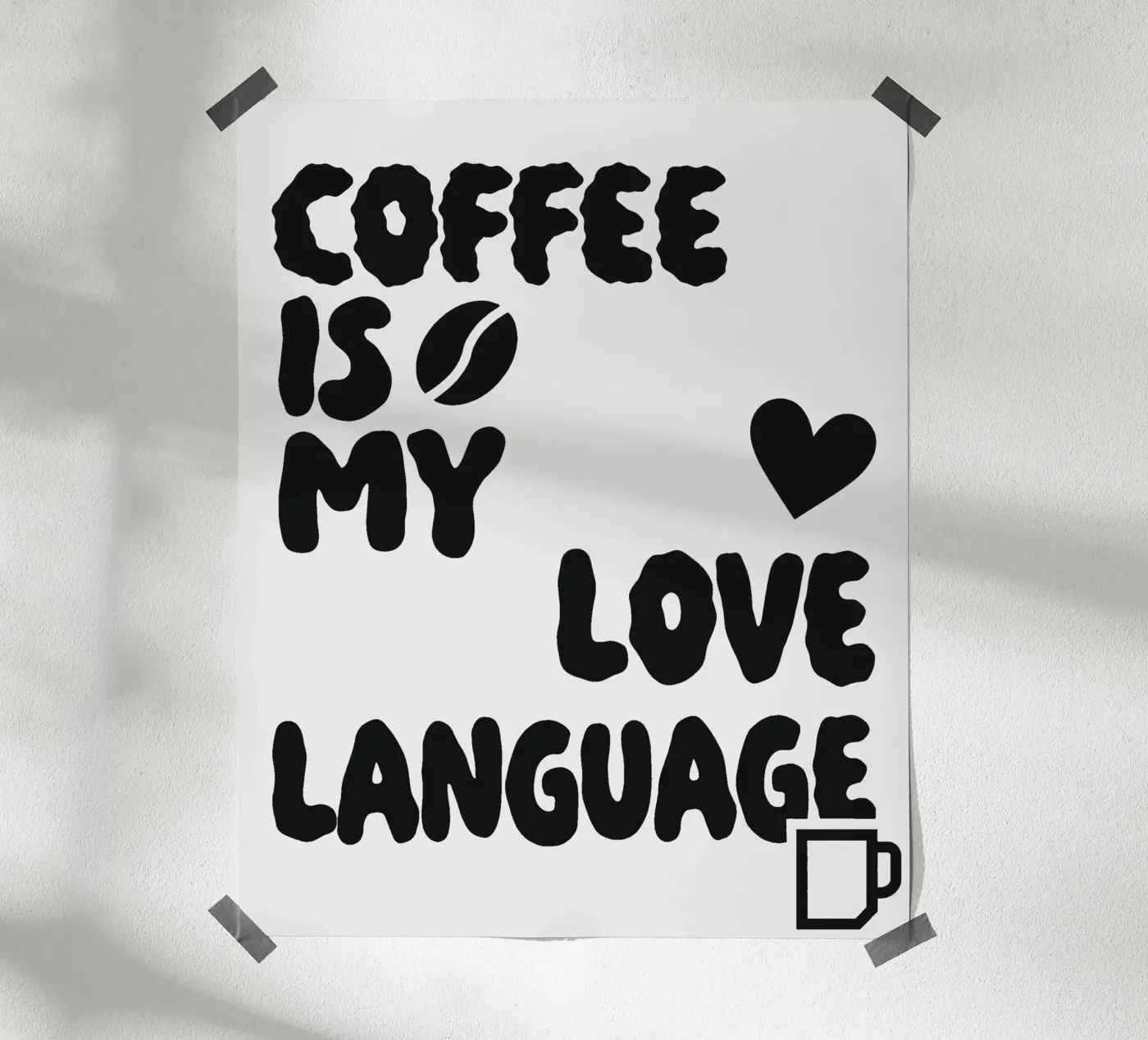 caffè poster da Fredenise Sifrael