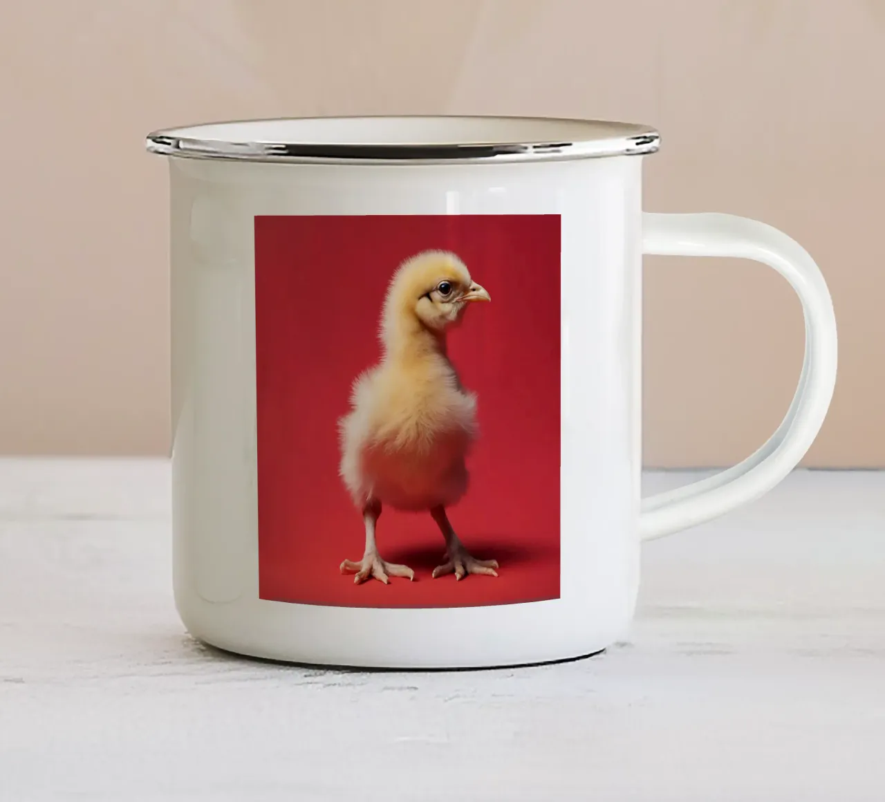 Mon poussin tazza in smalto da Rezh creations