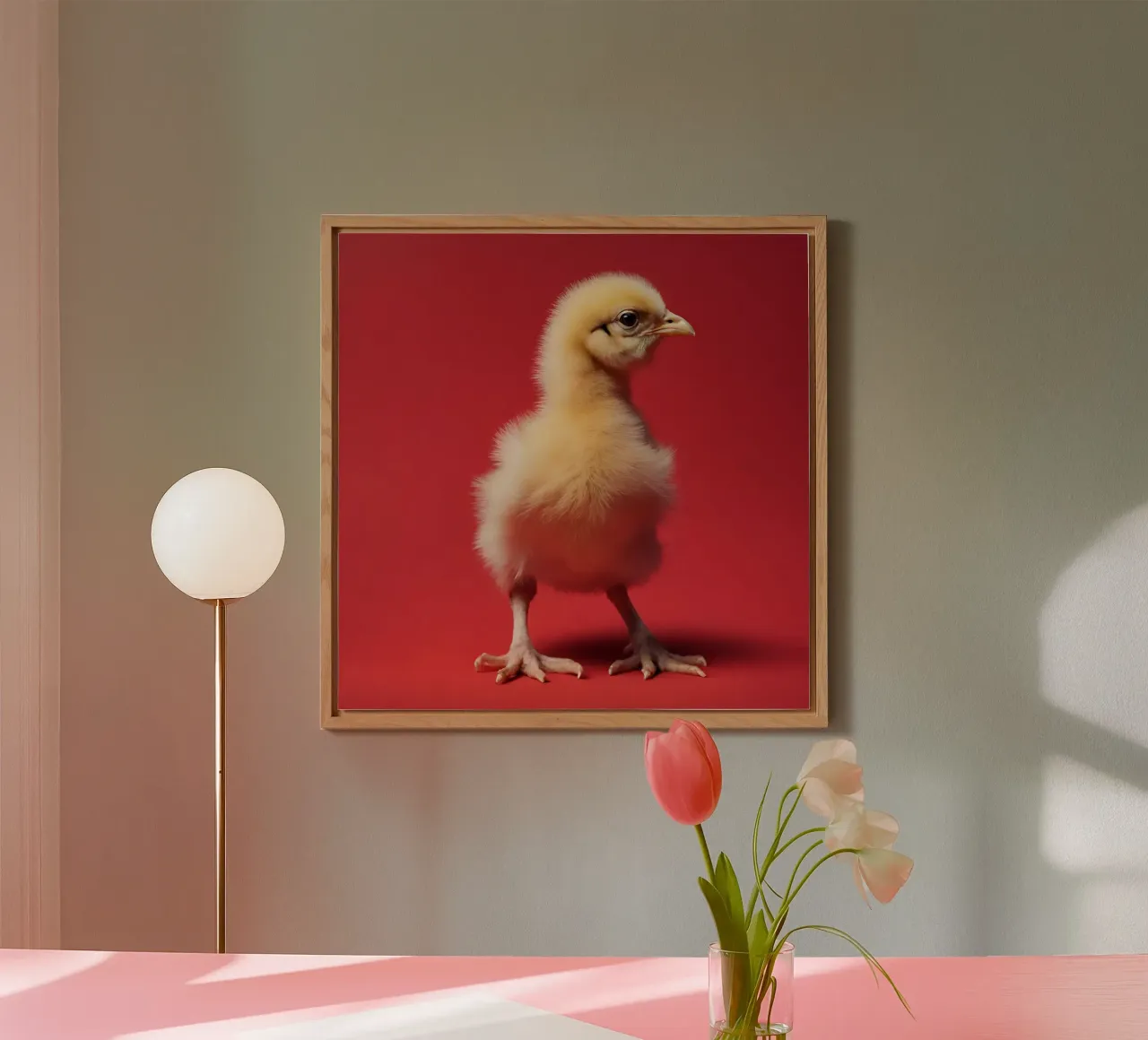 Mon poussin alluminio dibond da Rezh creations