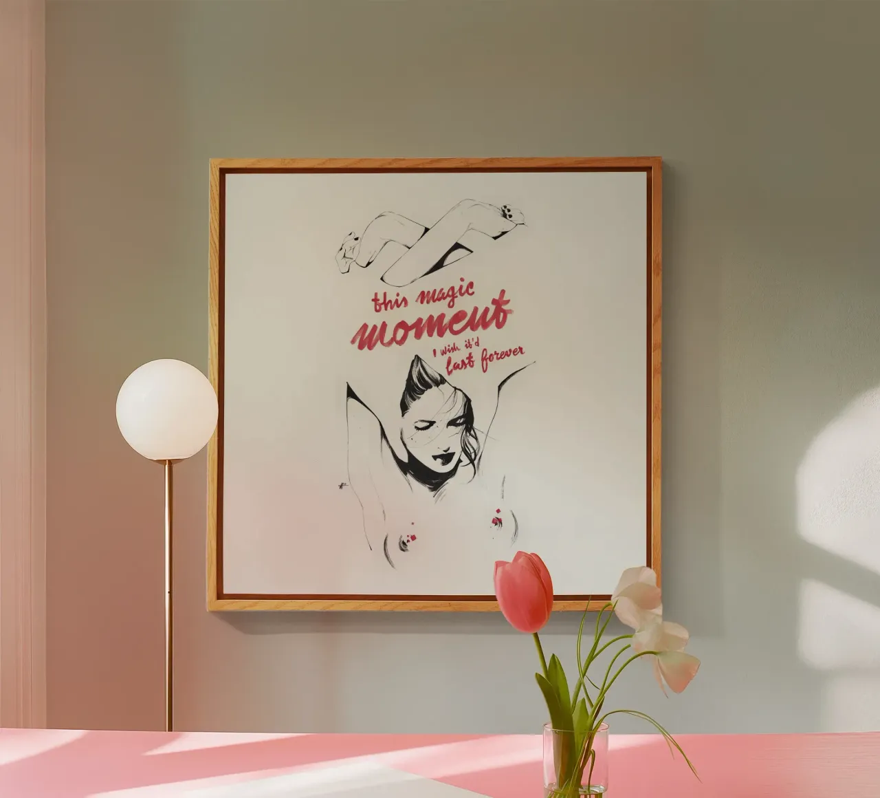 This Magic Moment acryl van Manuel Rebollo