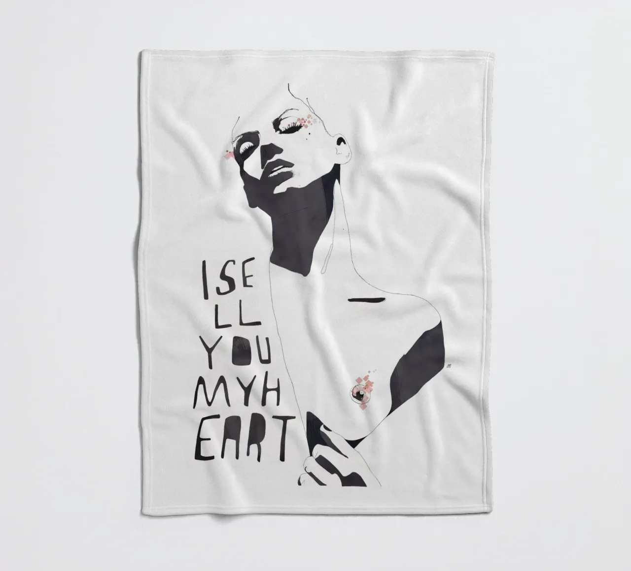 I Sell You My Heart coperta in pile da Manuel Rebollo