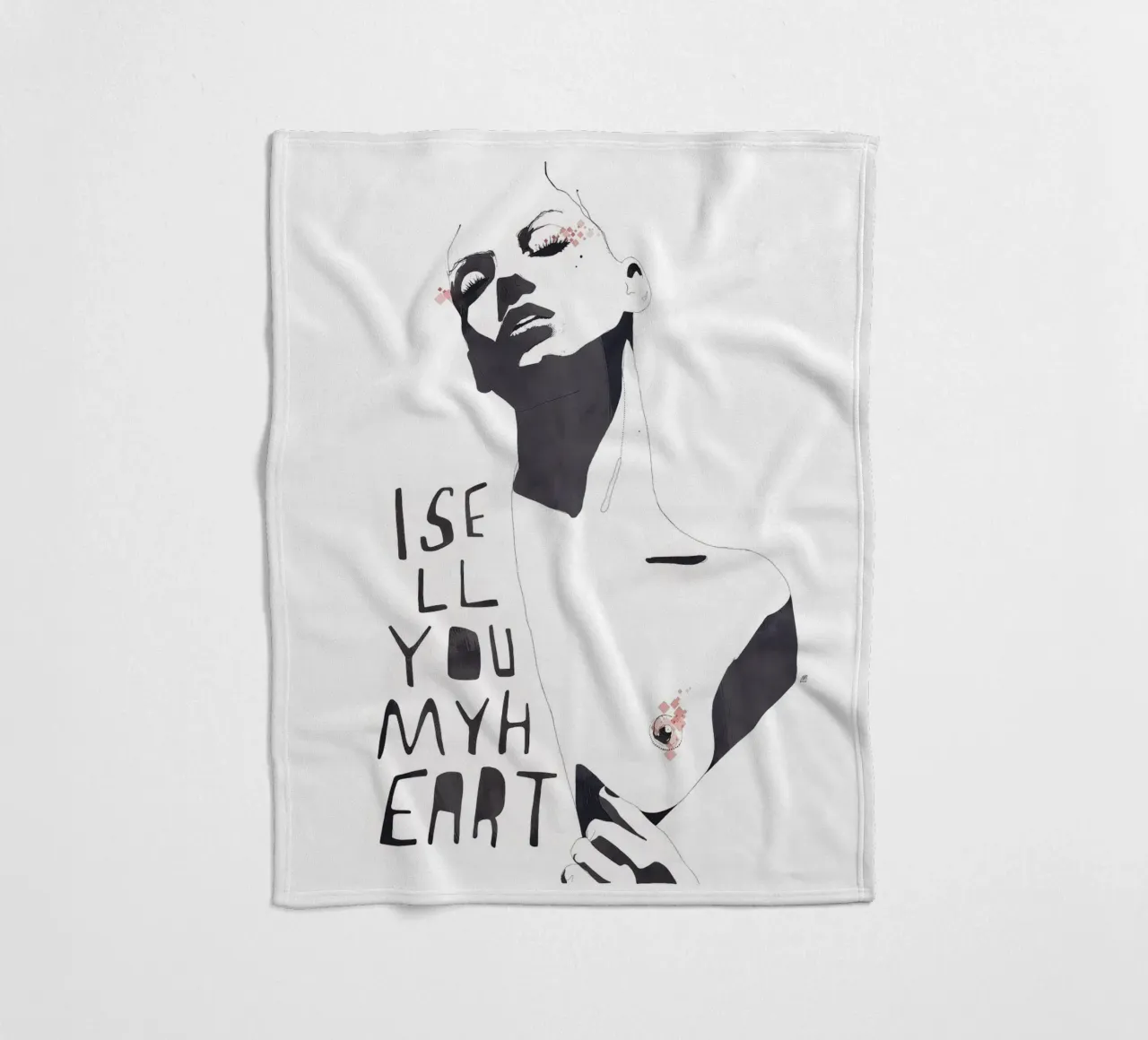 I Sell You My Heart coperta in pile da Manuel Rebollo
