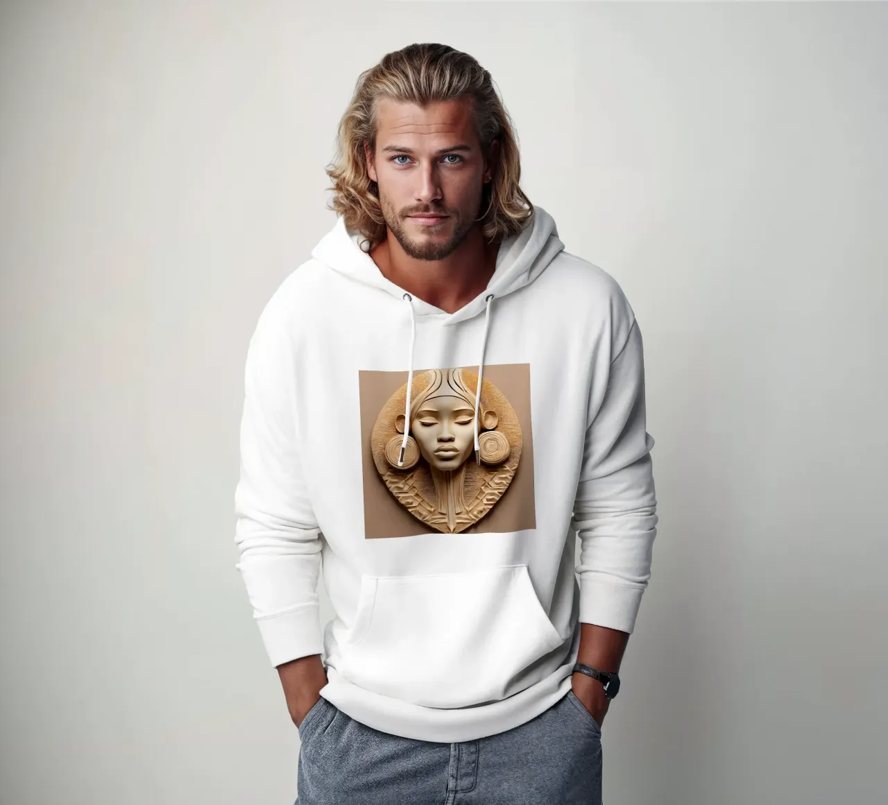 Sérénité 10 felpa con cappuccio da Rezh creations