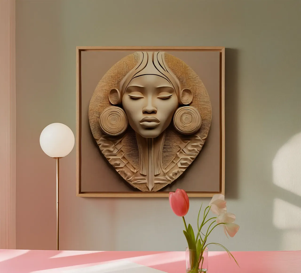 Sérénité 10 tela con Cornice a cassetta da Rezh creations