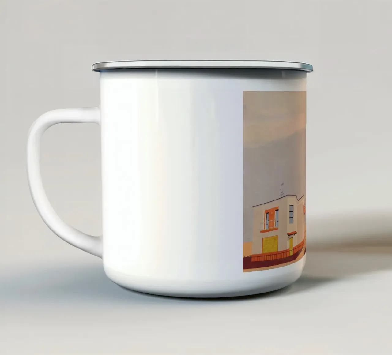 Farewell tazza in smalto da Giordano Poloni