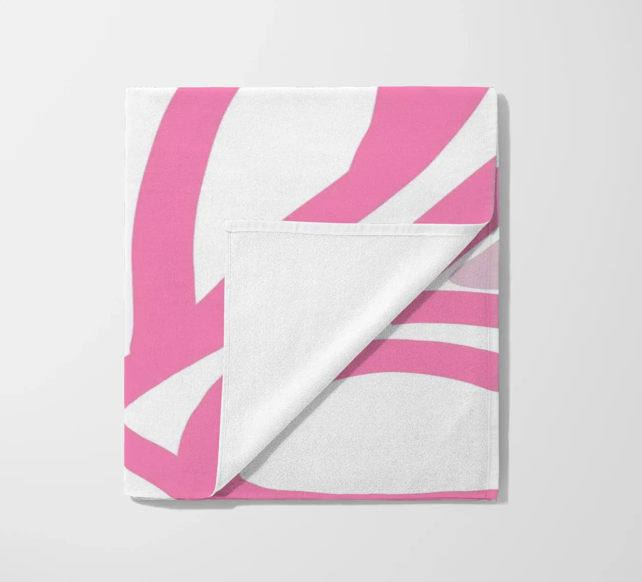 The Silence (pink) beach towel by treechild