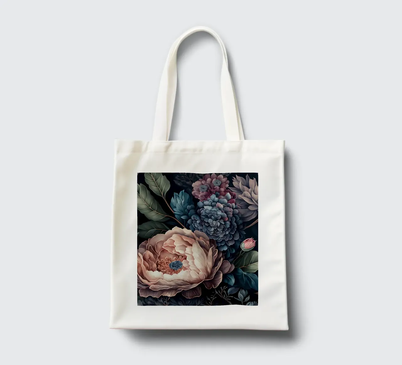 Serenata di fiori opulenti borsa in juta da Andrea Haase Floral Passion