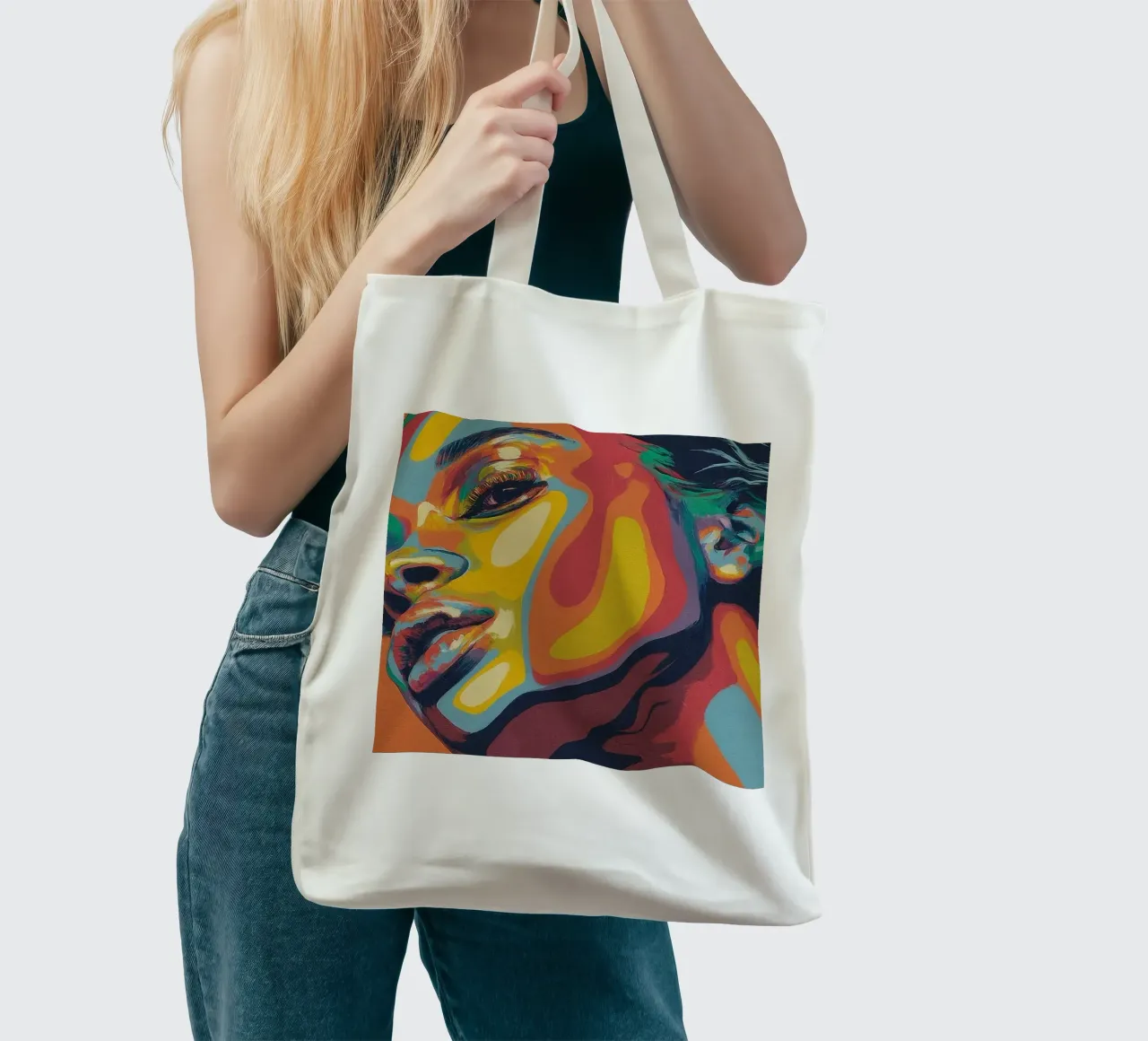 POP Tab 2 borsa in juta da Rezh creations