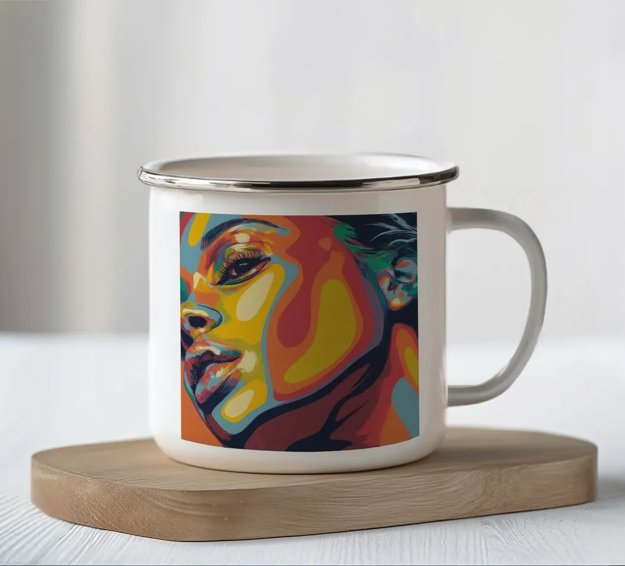 POP Tab 2 tazza in smalto da Rezh creations