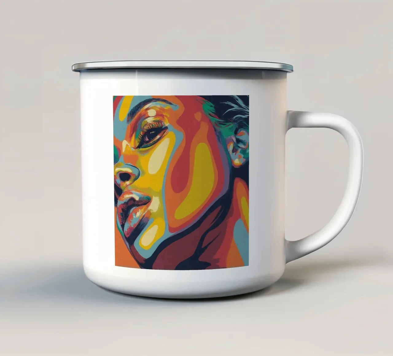 POP Tab 2 tazza in smalto da Rezh creations