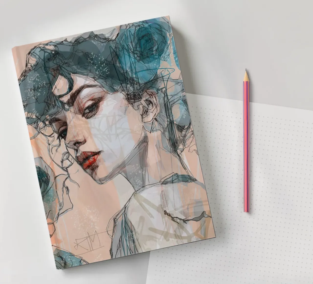 bluerose notebook by Giulio Iurissevich