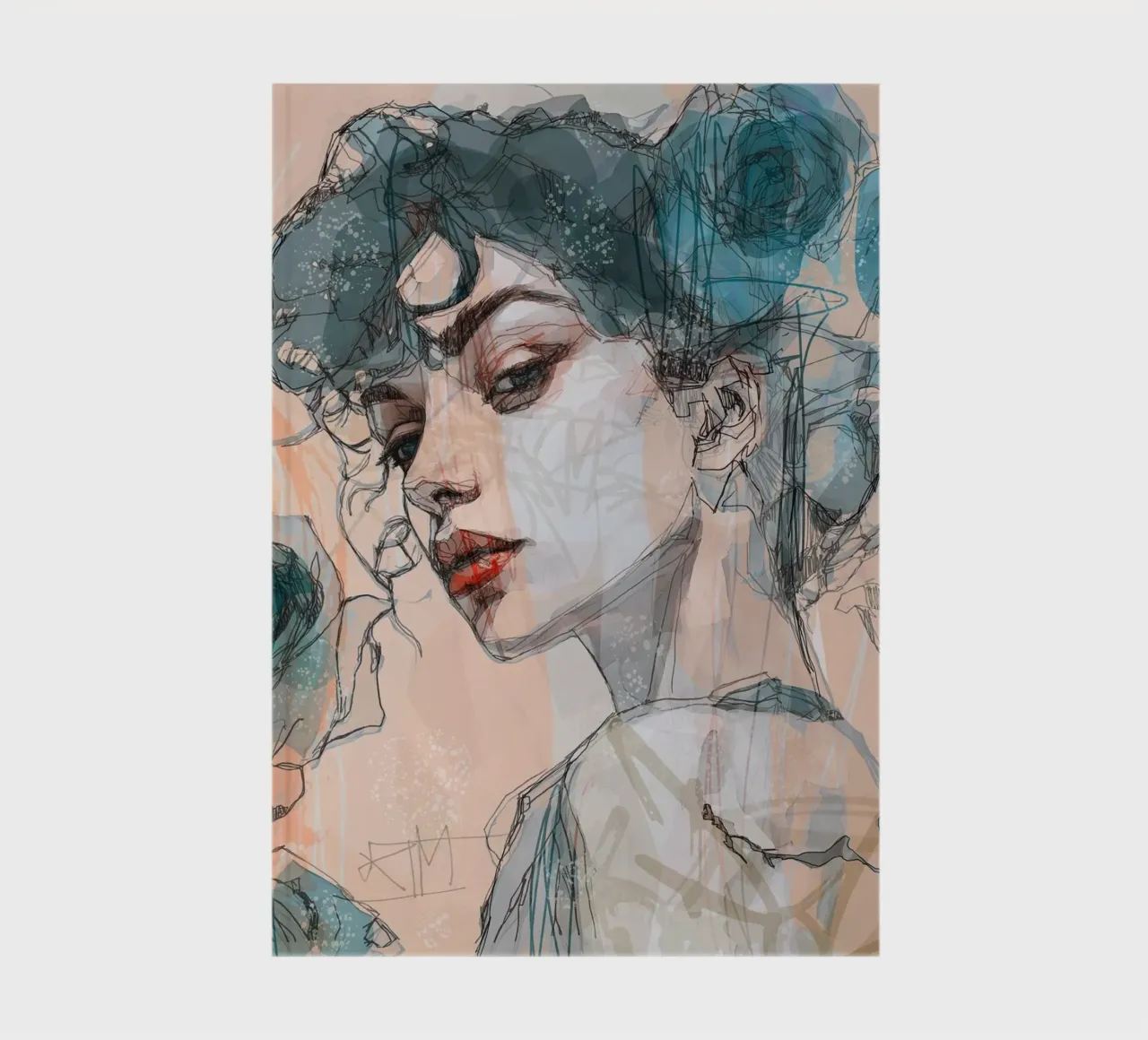 bluerose notebook by Giulio Iurissevich