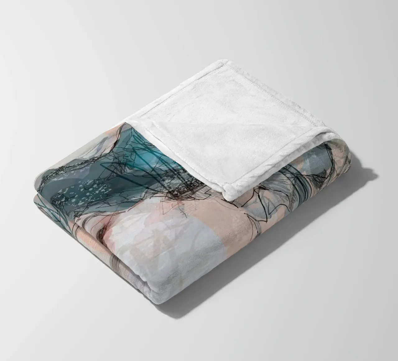 bluerose coperta in pile da Giulio Iurissevich