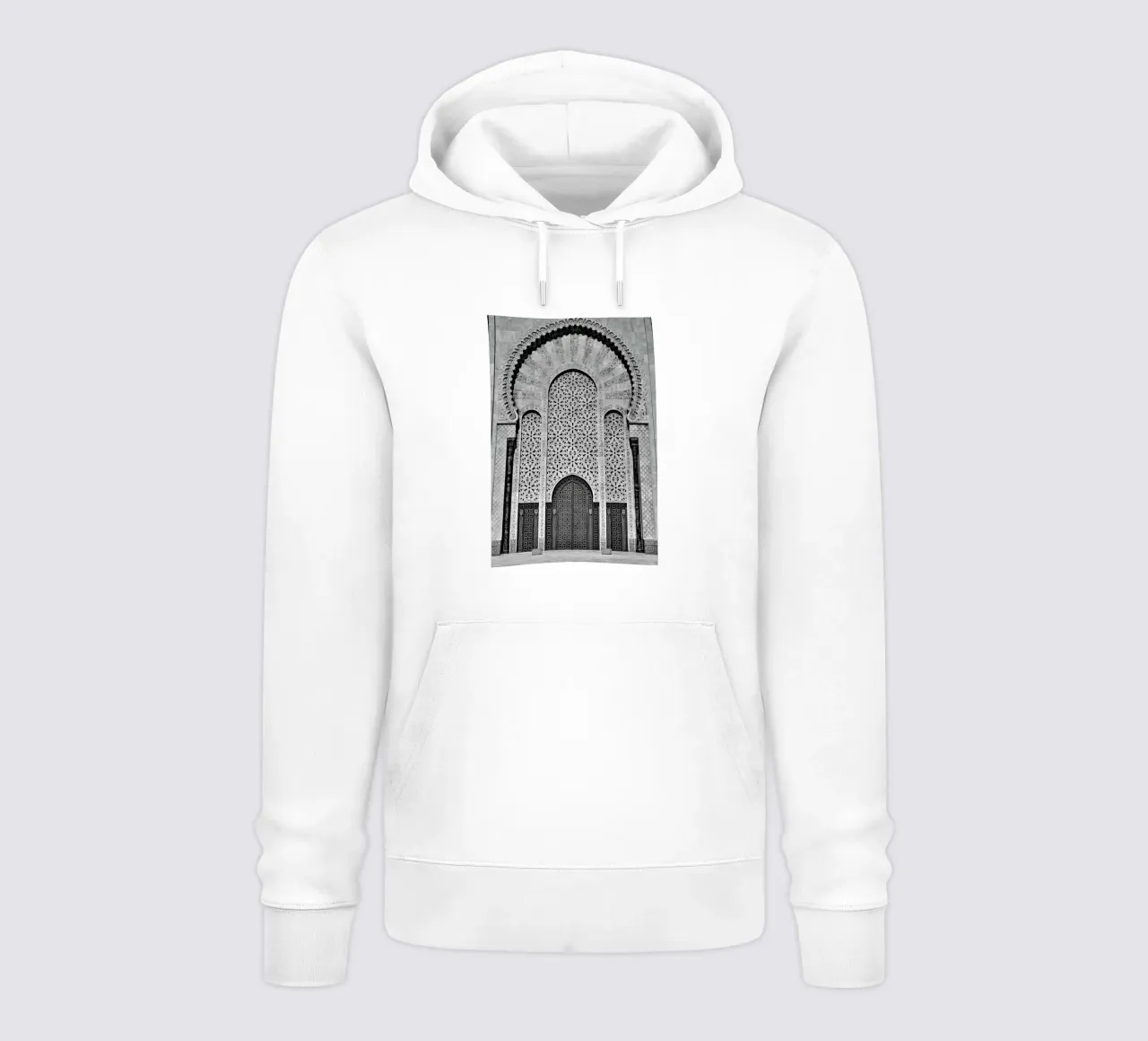 Hassan II Mosque 3 felpa con cappuccio da anderm