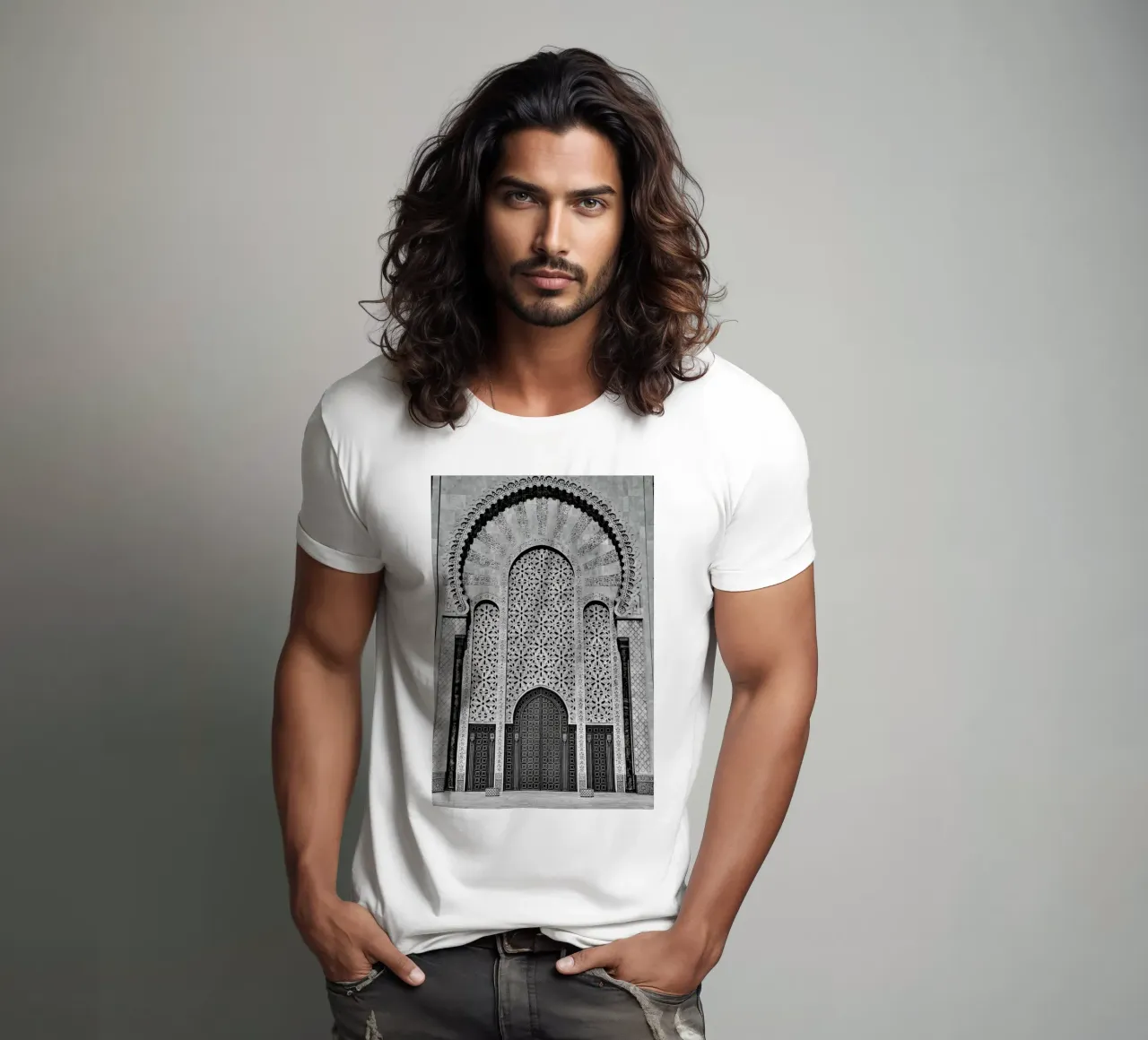 Hassan II Mosque 3 t-shirt da anderm