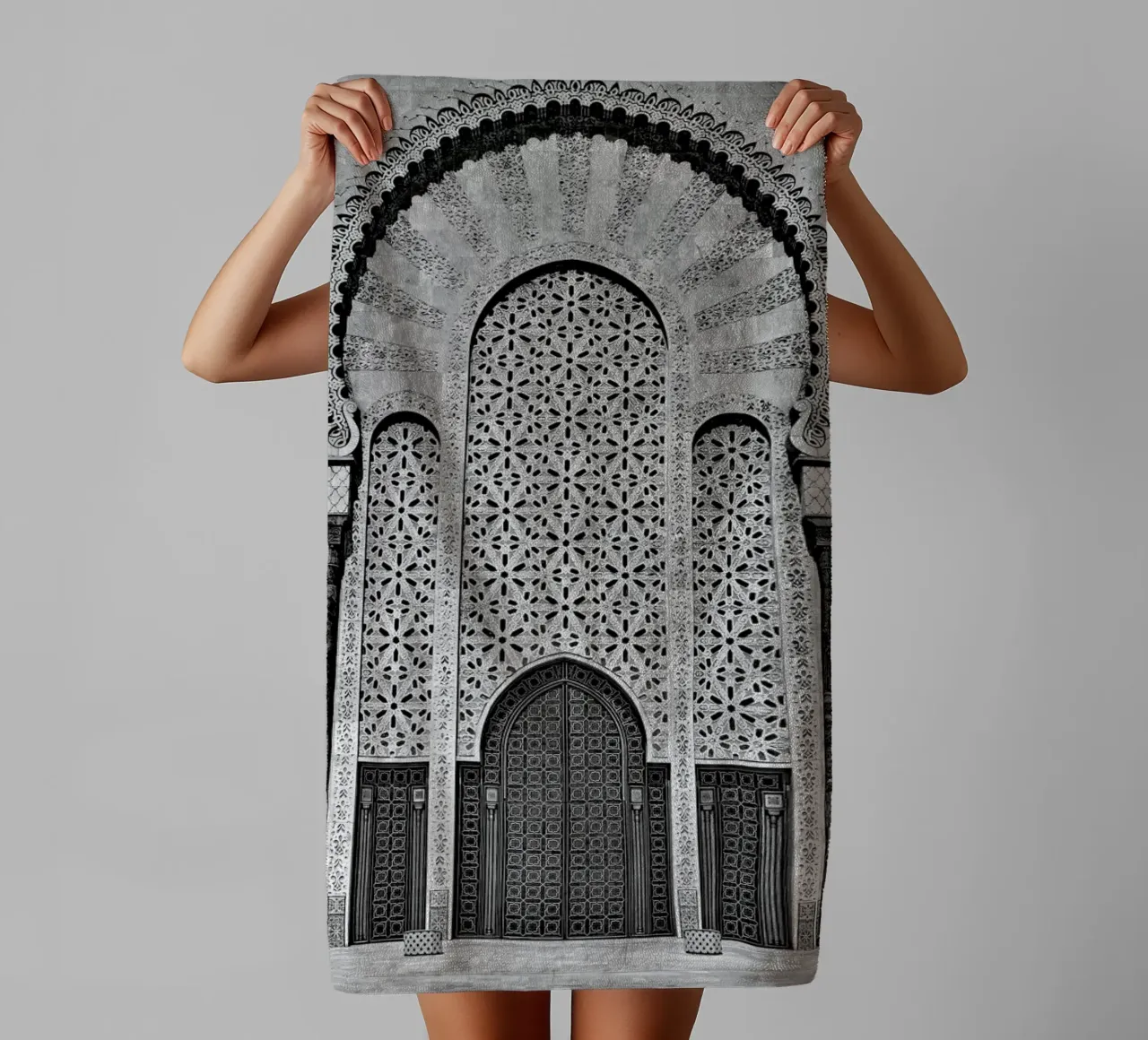 Hassan II Mosque 3 asciugamano da bagno da anderm