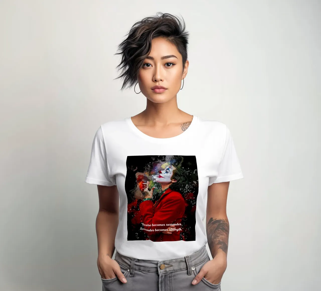 Joker è un comico t-shirt da donna da neonartroom