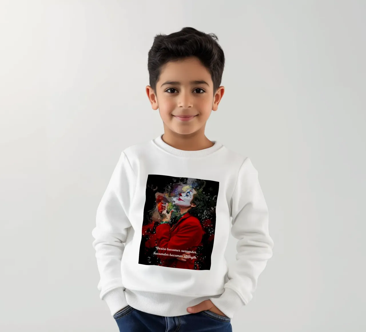 Joker è un comico felpa bambino da neonartroom