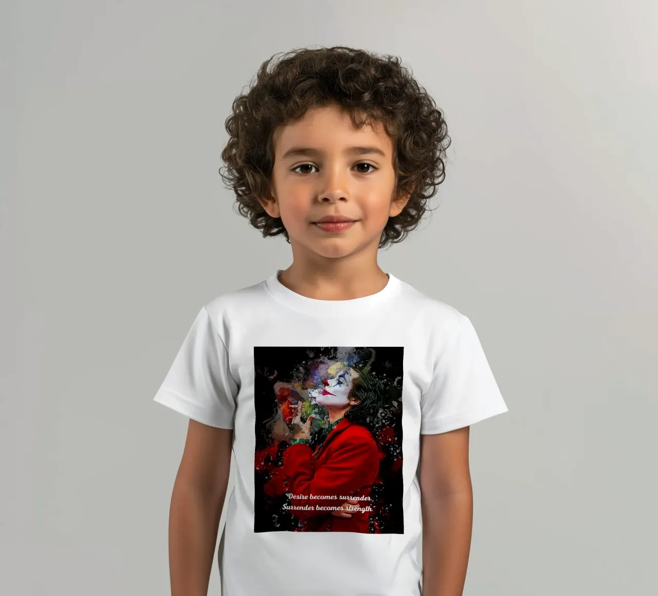 Joker è un comico t-shirt bambini da neonartroom