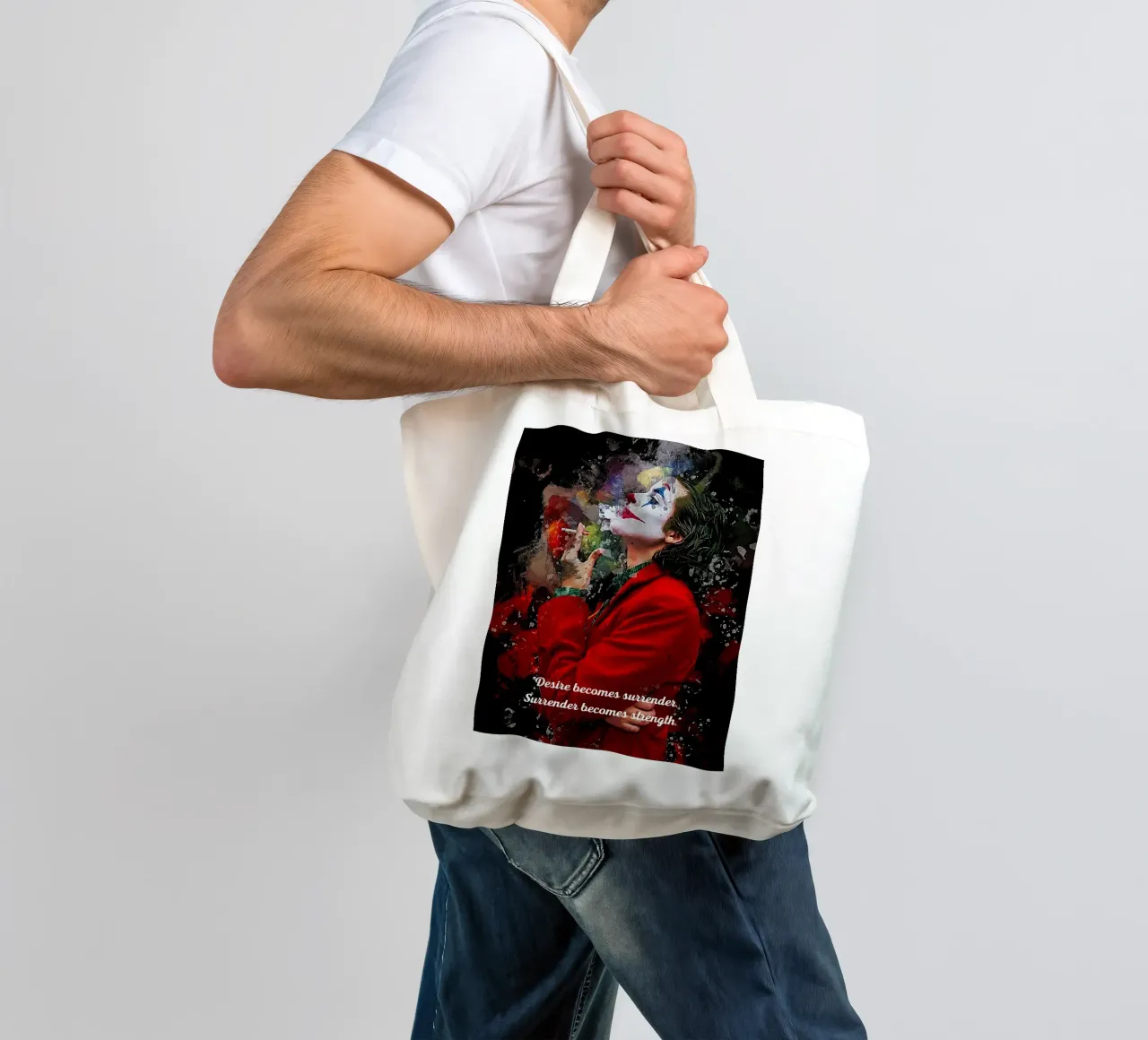 Joker è un comico borsa in juta da neonartroom