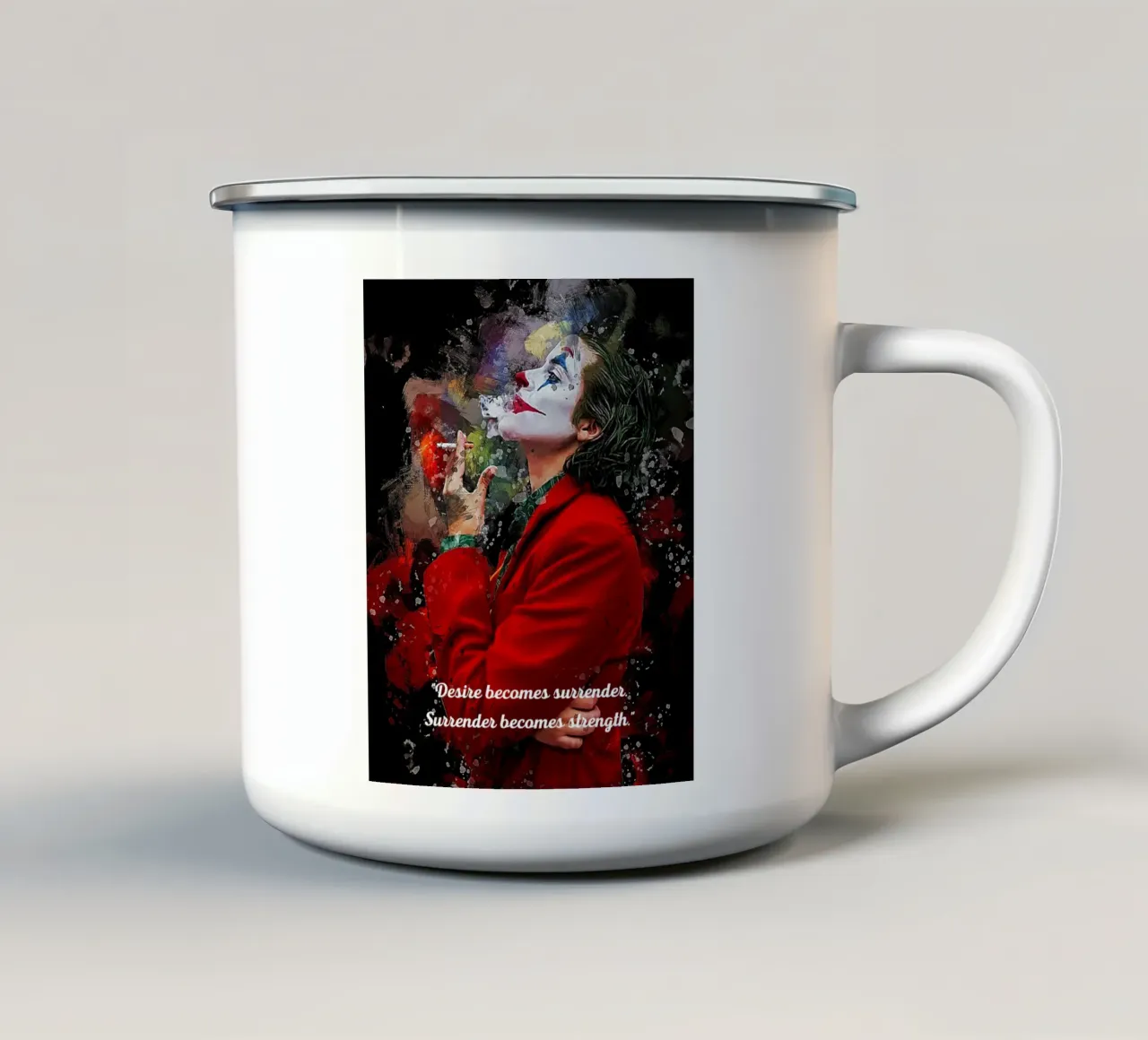 Joker è un comico tazza in smalto da neonartroom