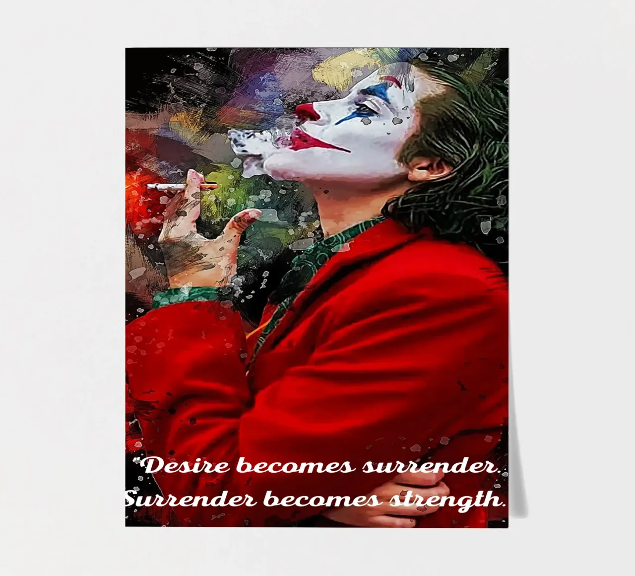 Joker è un comico foglio adesivo da neonartroom