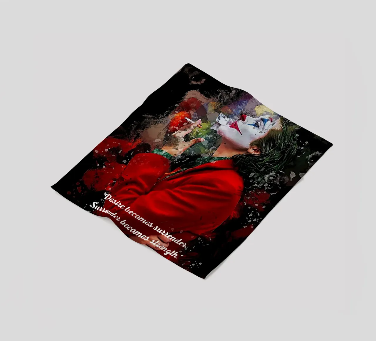 Joker è un comico coperta in pile da neonartroom