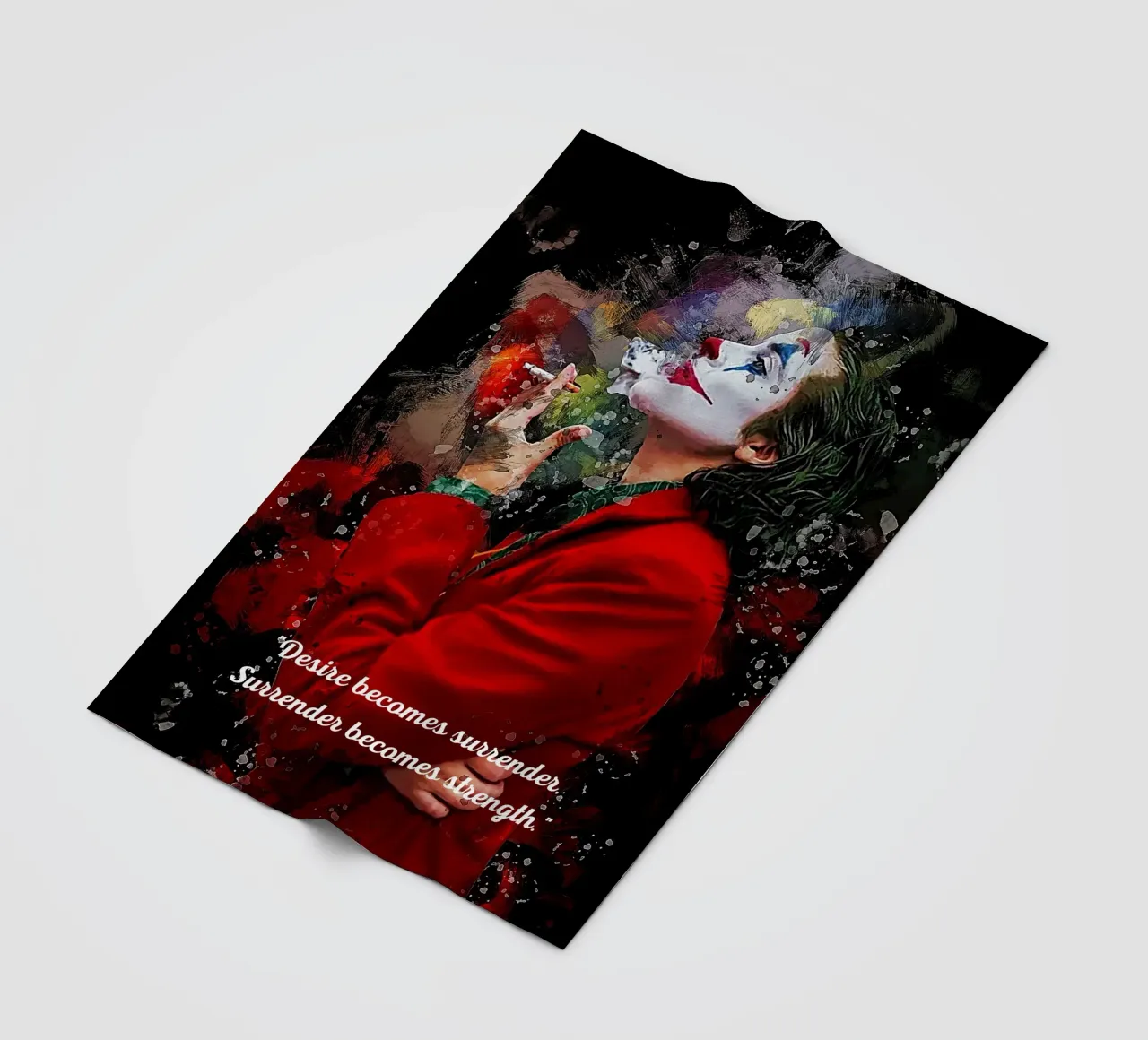 Joker è un comico coperta in pile da neonartroom