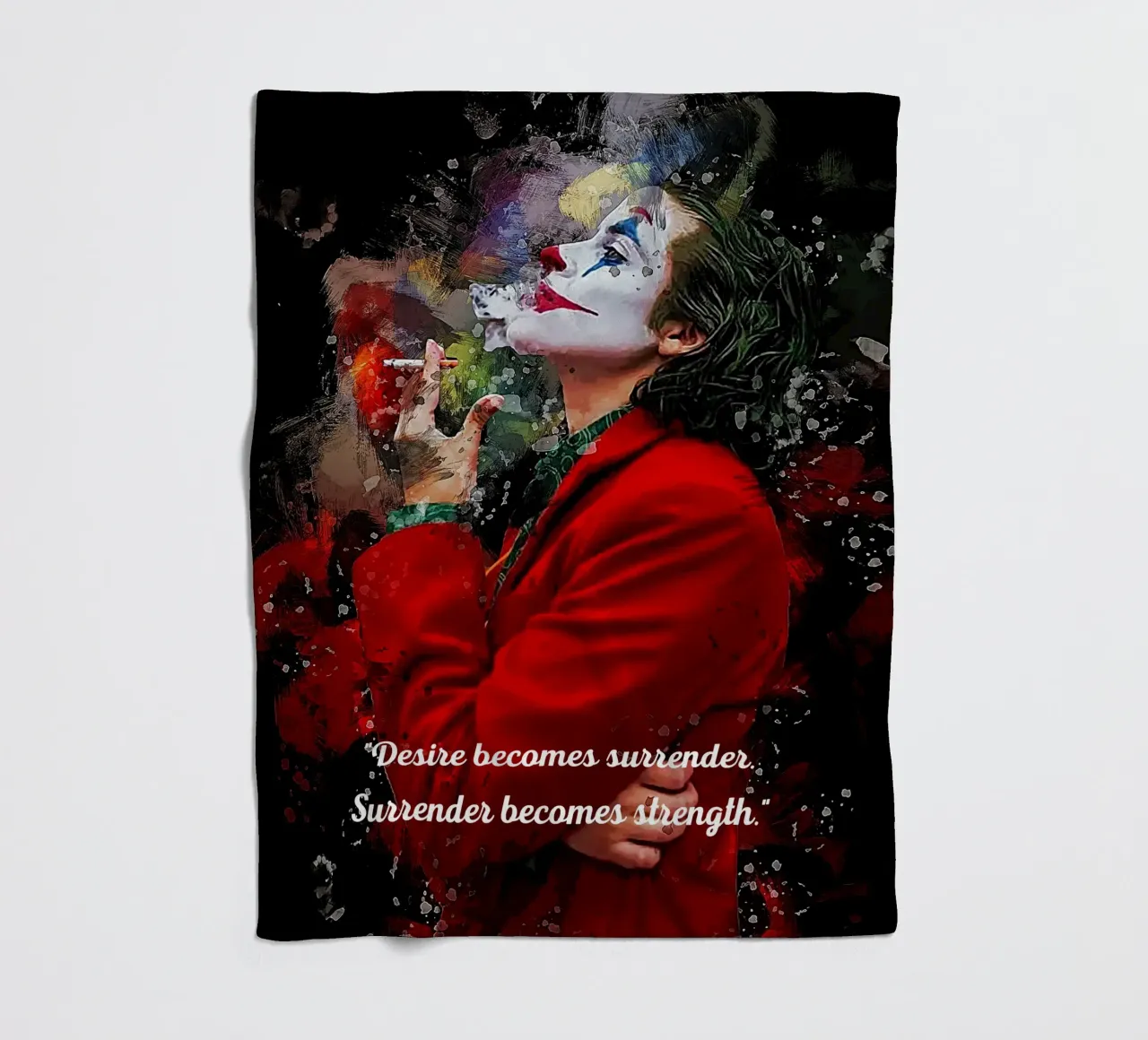 Joker è un comico coperta in pile da neonartroom