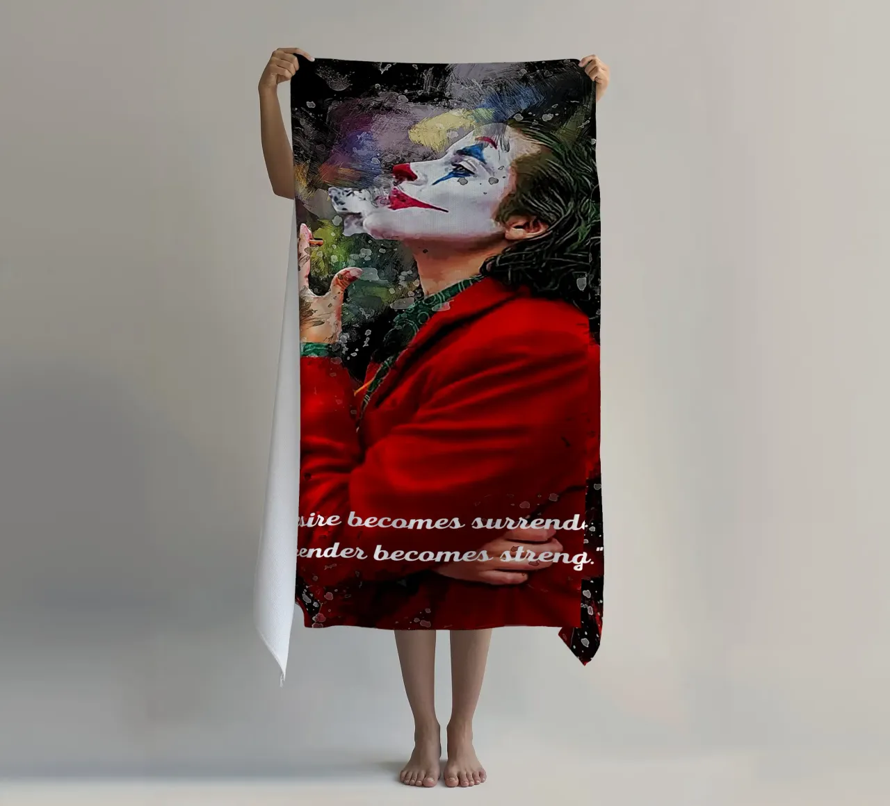 Joker è un comico telo mare da neonartroom