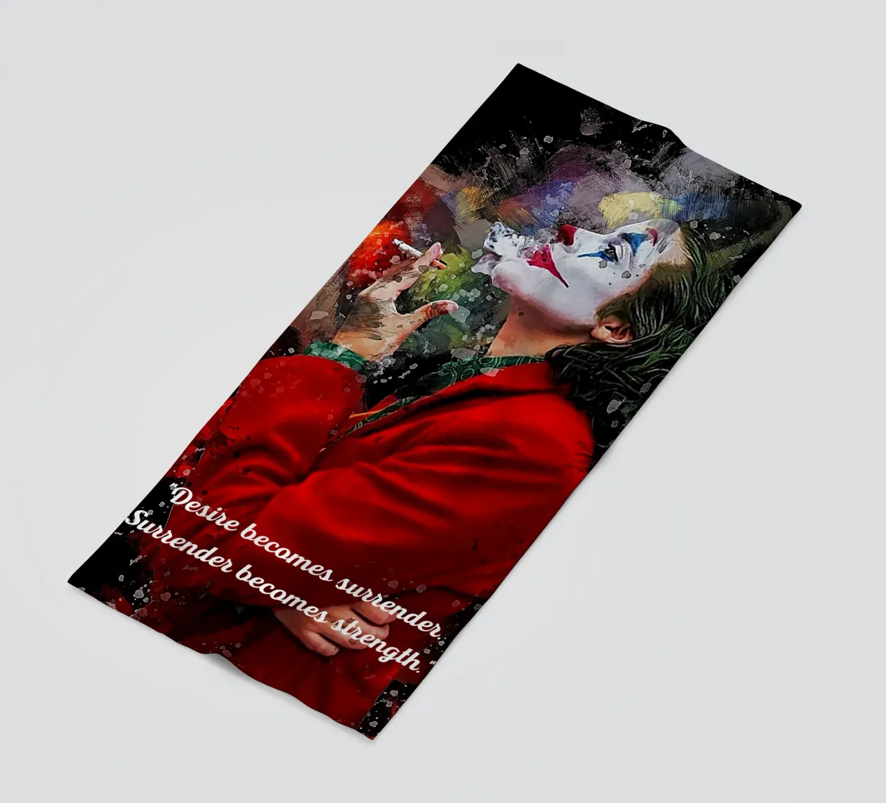 Joker è un comico telo mare da neonartroom