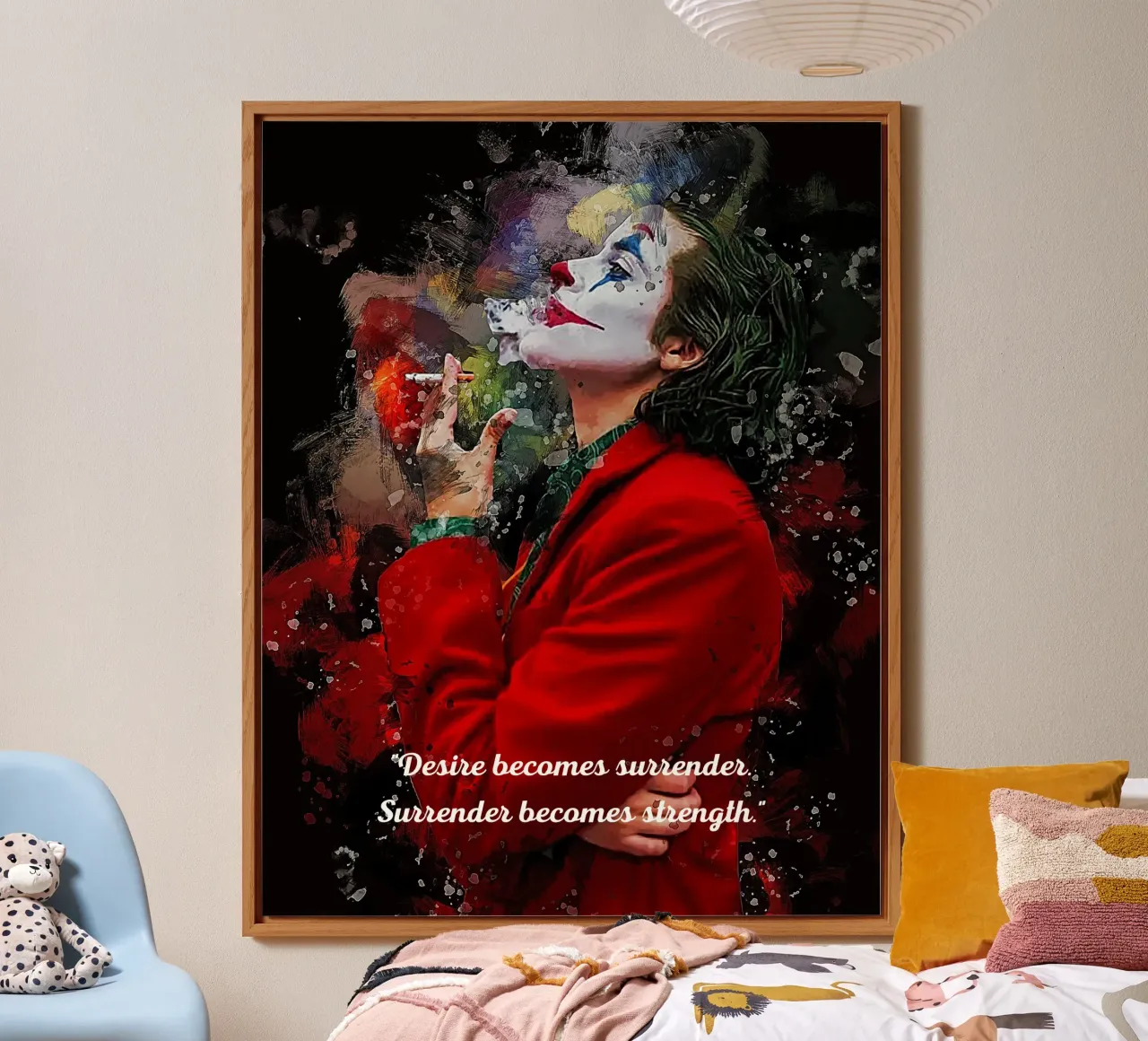 Joker è un comico alluminio dibond da neonartroom