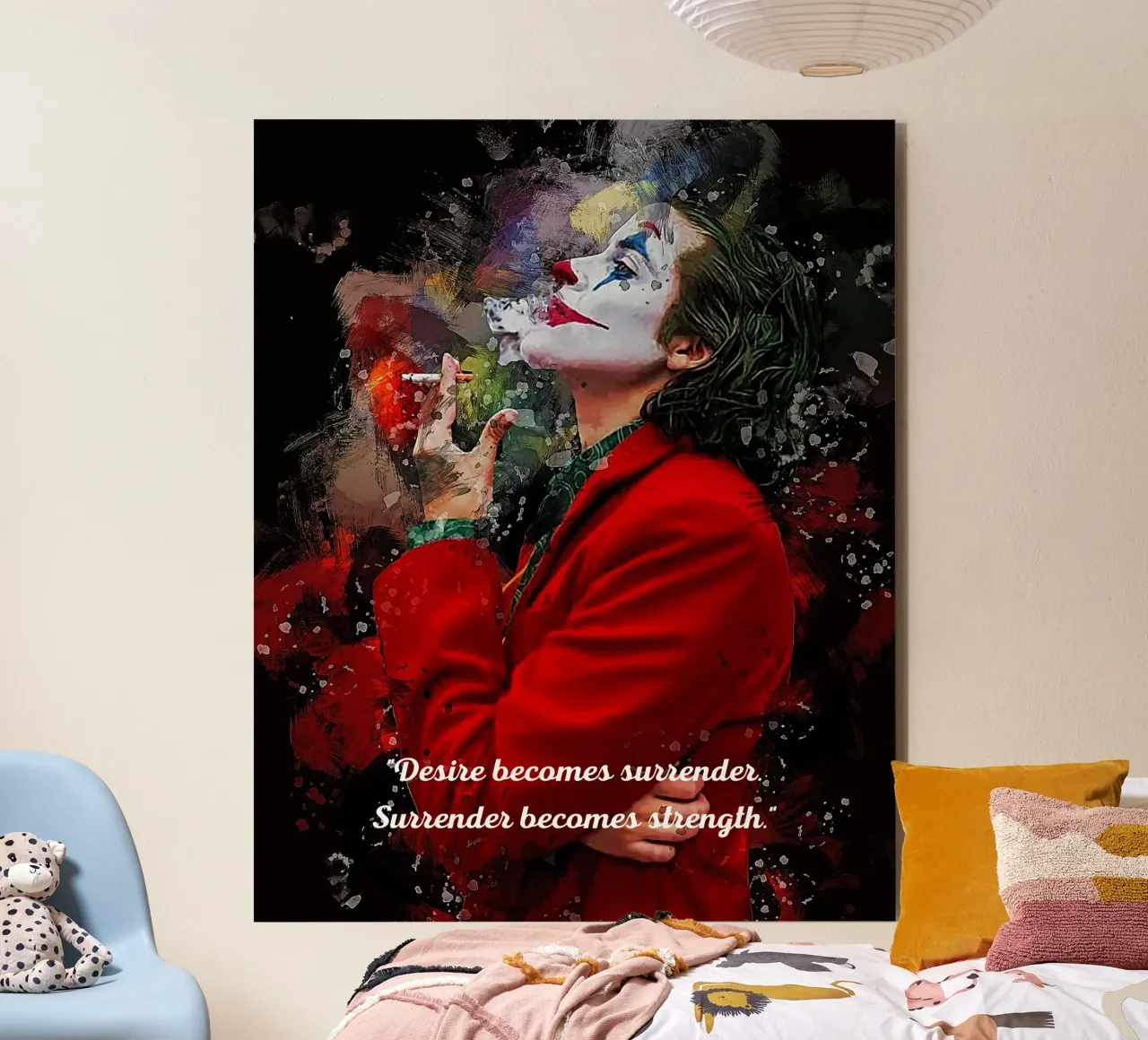Joker è un comico alluminio dibond da neonartroom