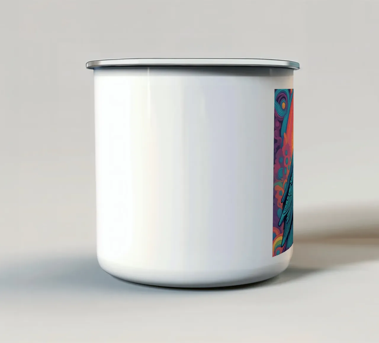 psyché 3 tazza in smalto da Rezh creations