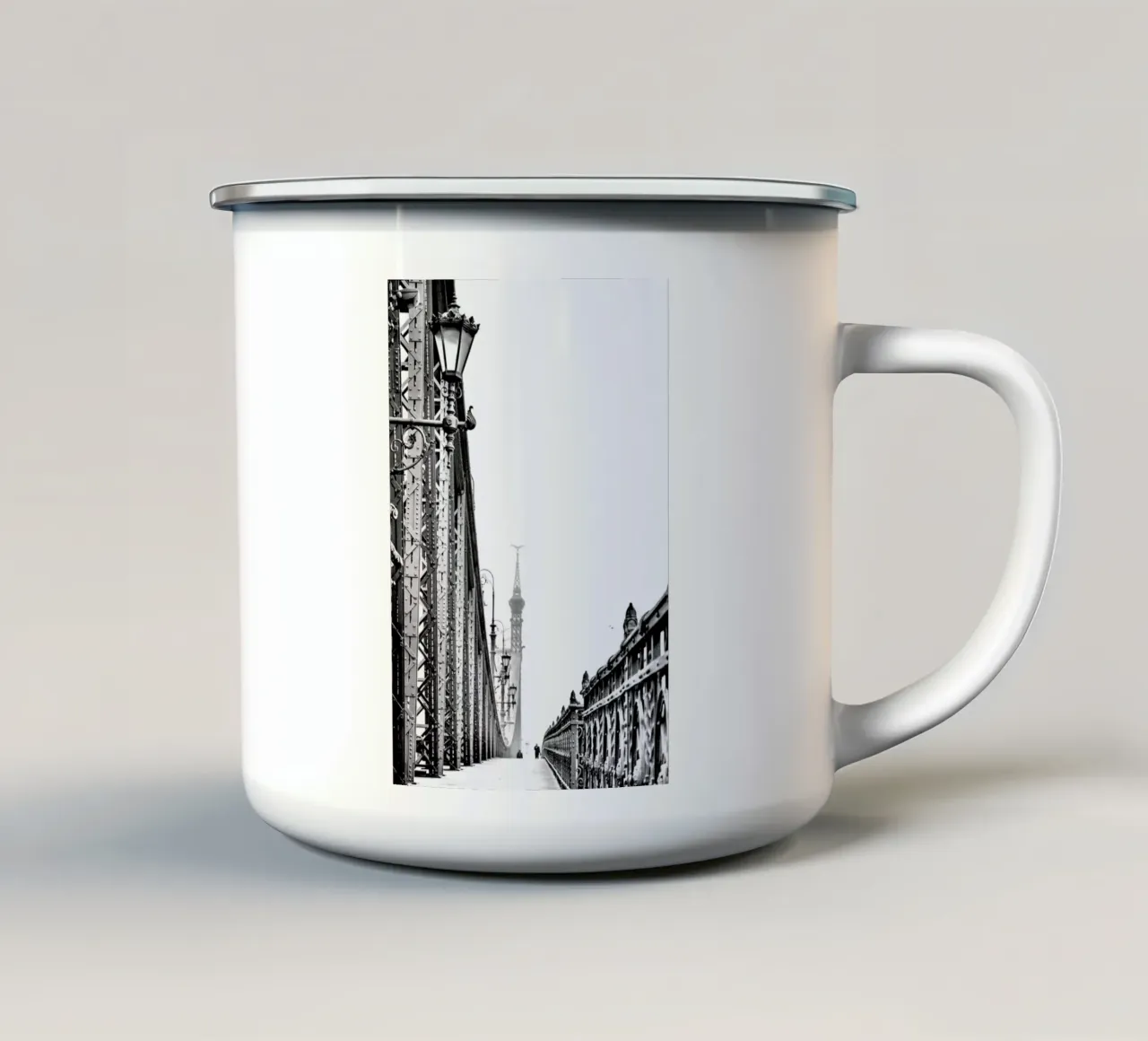 Liberty Bridge tazza in smalto da anderm