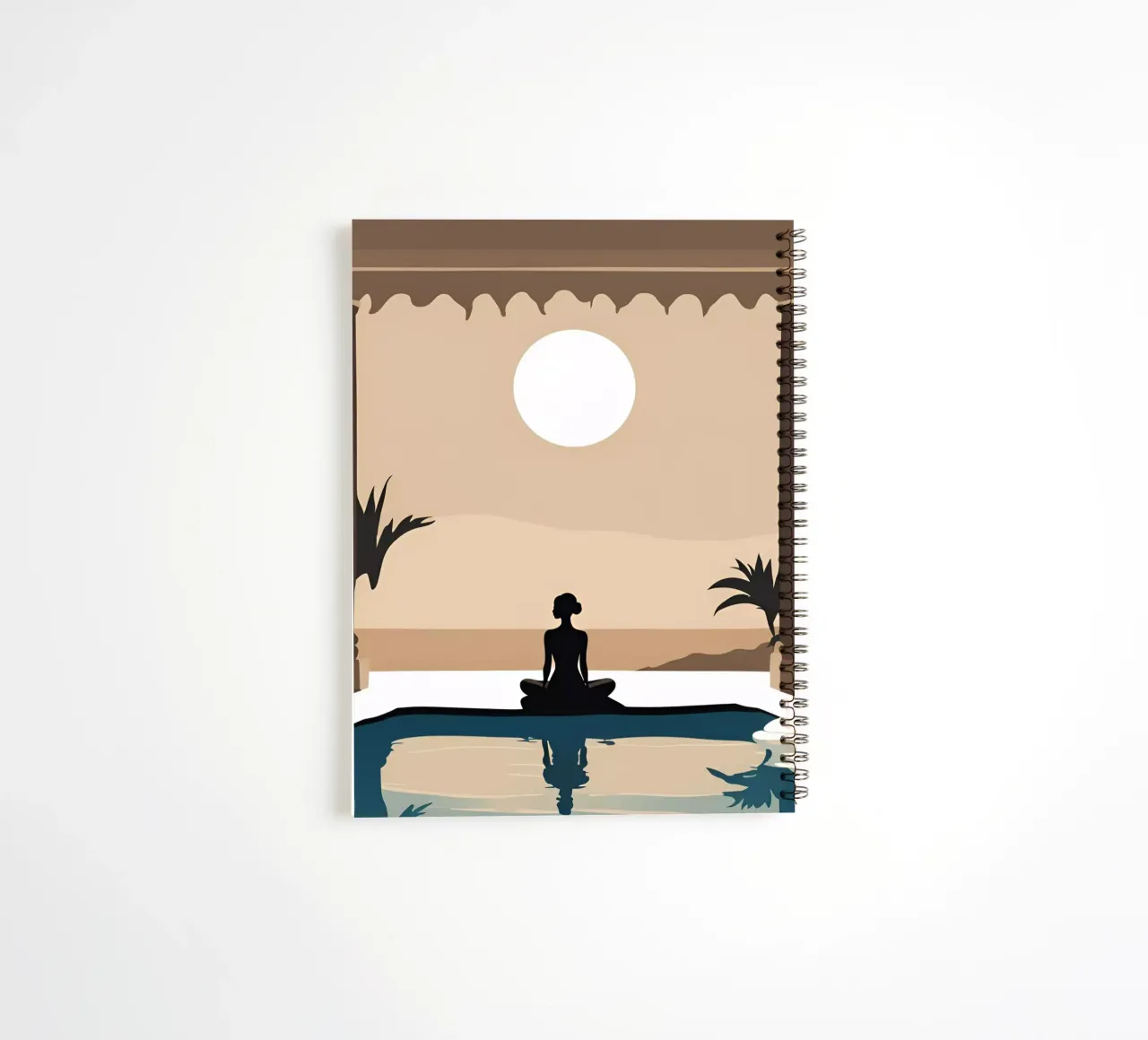 Sérénité 14 spiral notebook by Rezh creations