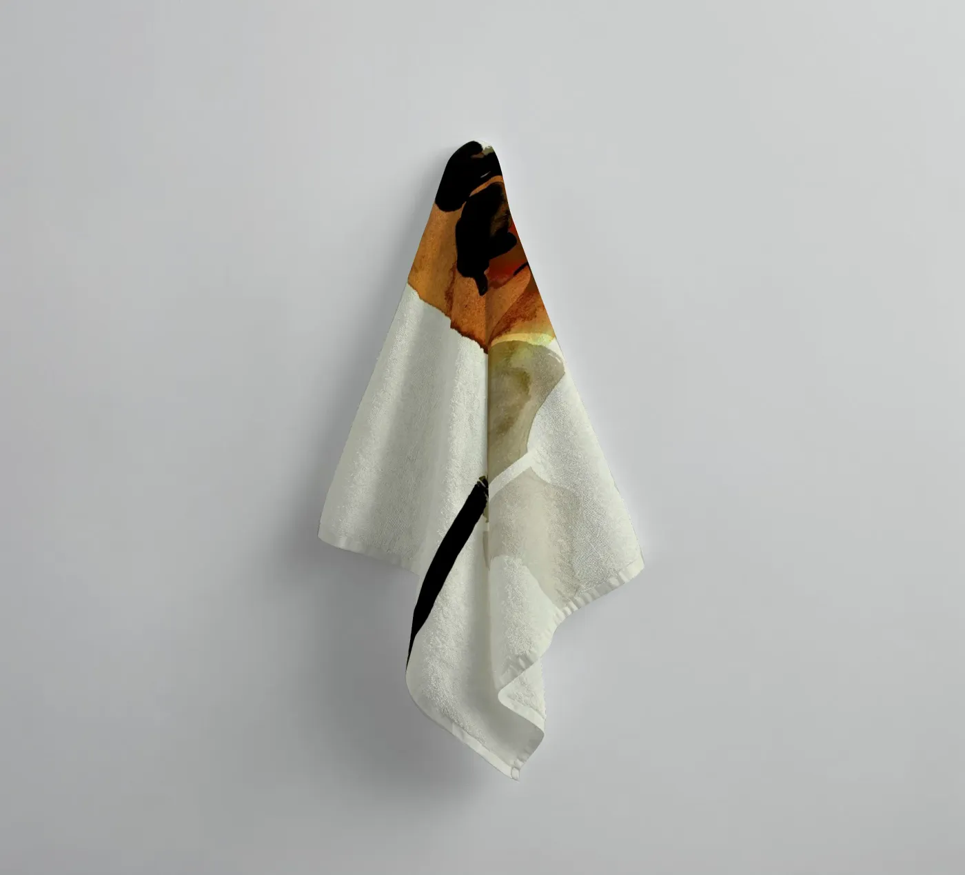 Clown towel by Ekaterina Koroleva
