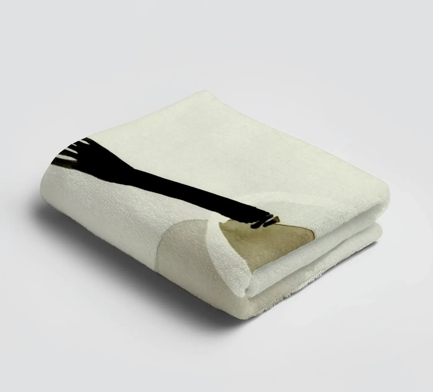 Clown towel by Ekaterina Koroleva