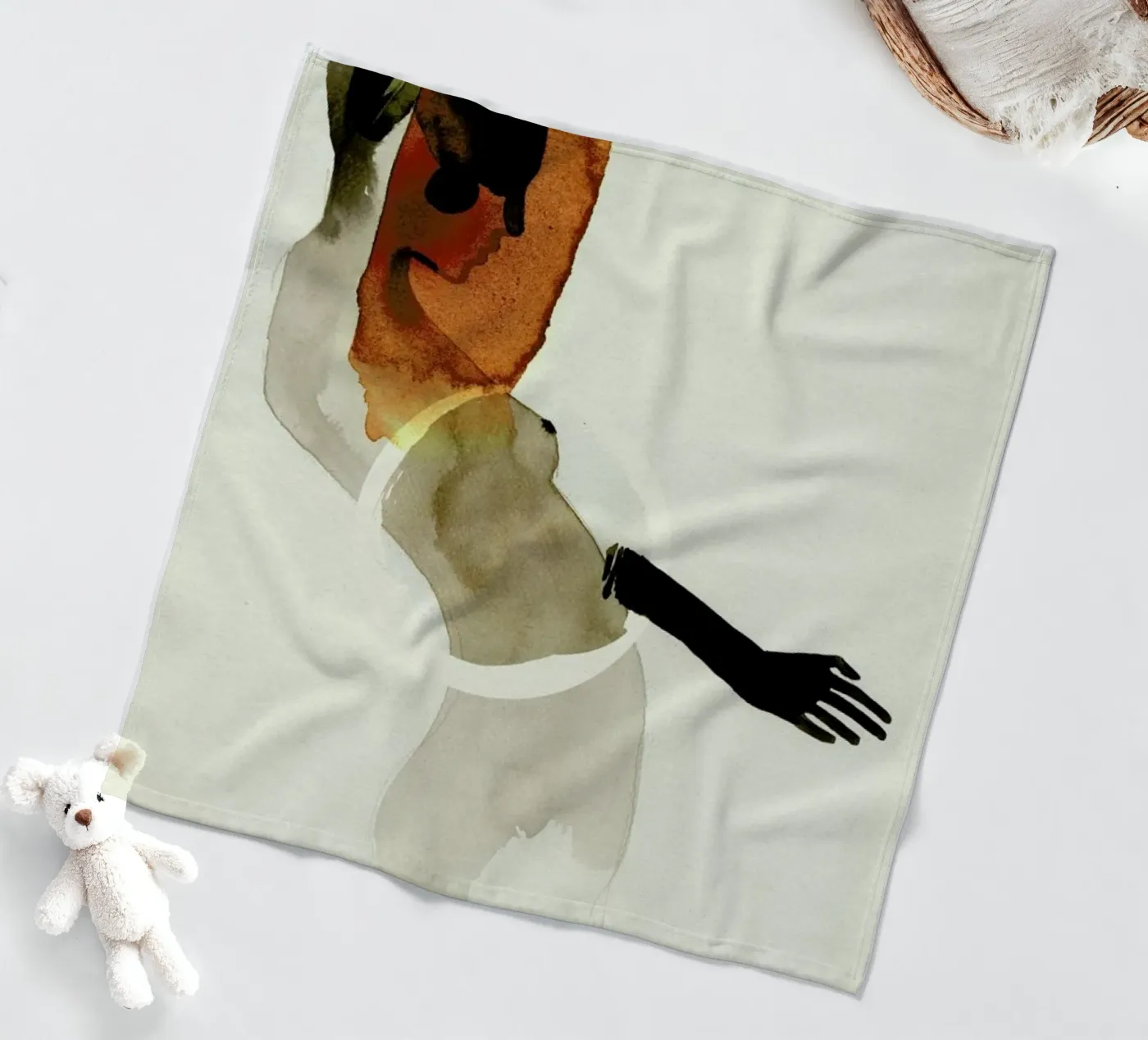 Clown fleecedeken van Ekaterina Koroleva