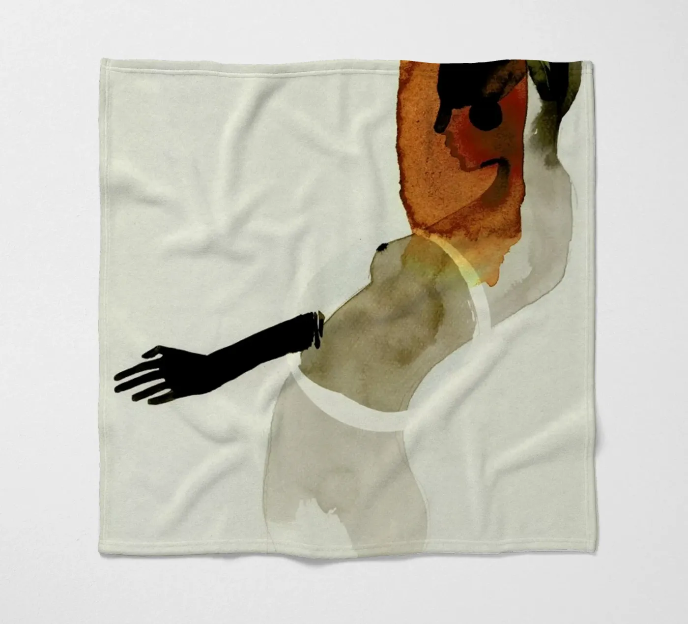 Clown fleecedeken van Ekaterina Koroleva