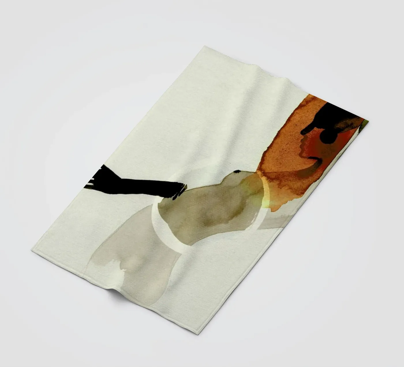 Clown fleecedeken van Ekaterina Koroleva