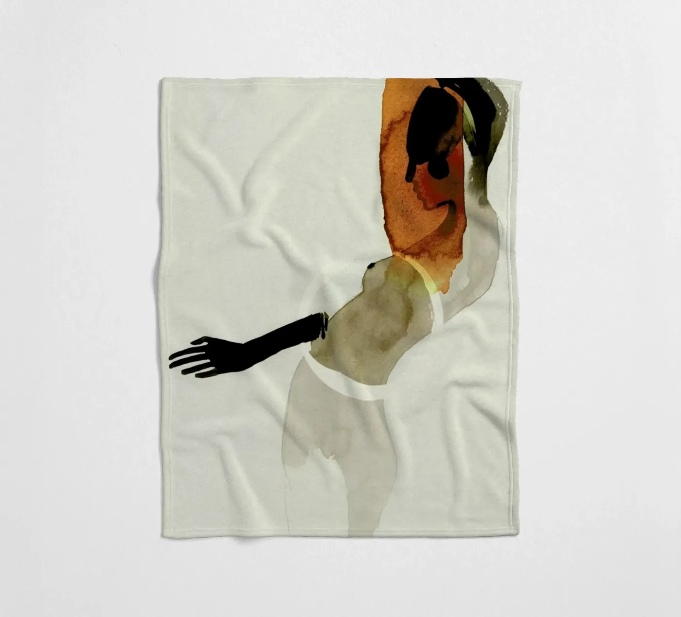 Clown fleecedeken van Ekaterina Koroleva