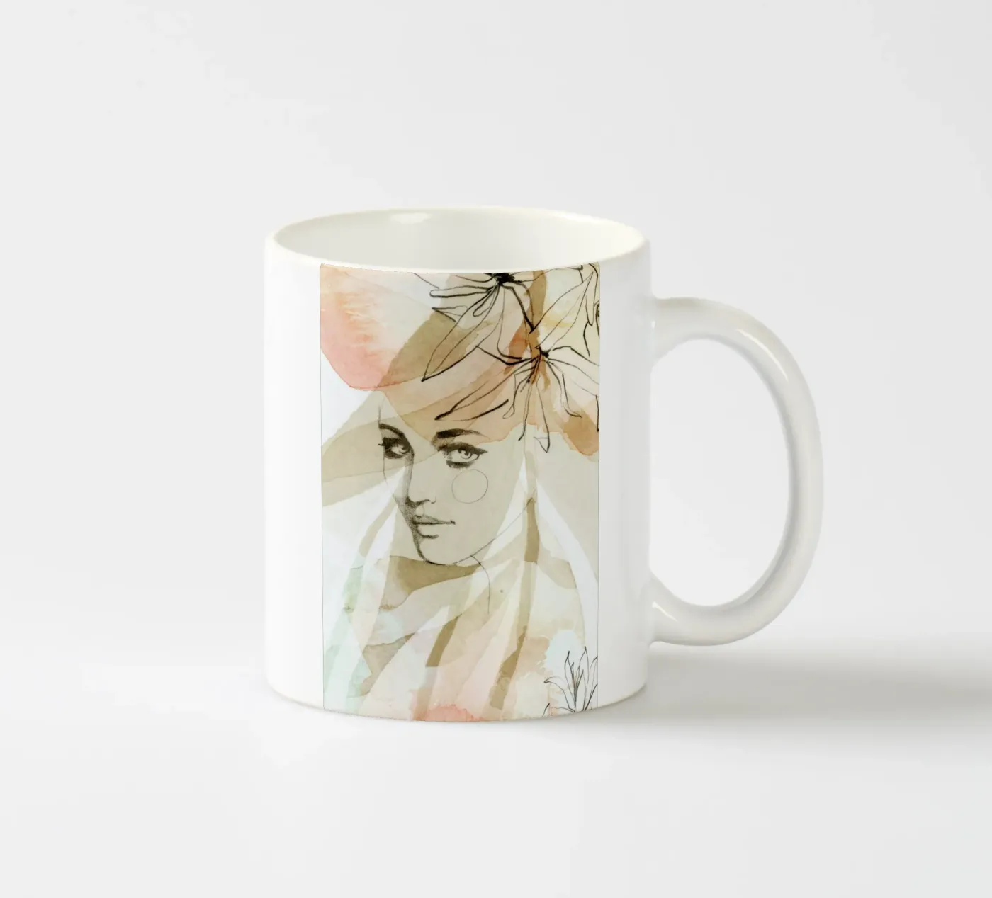 Dust ceramic mug by Ekaterina Koroleva