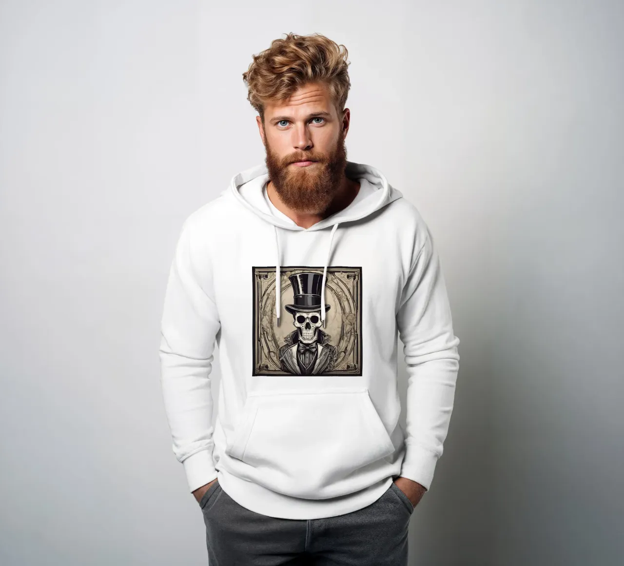 Squelette 1 felpa con cappuccio da Rezh creations