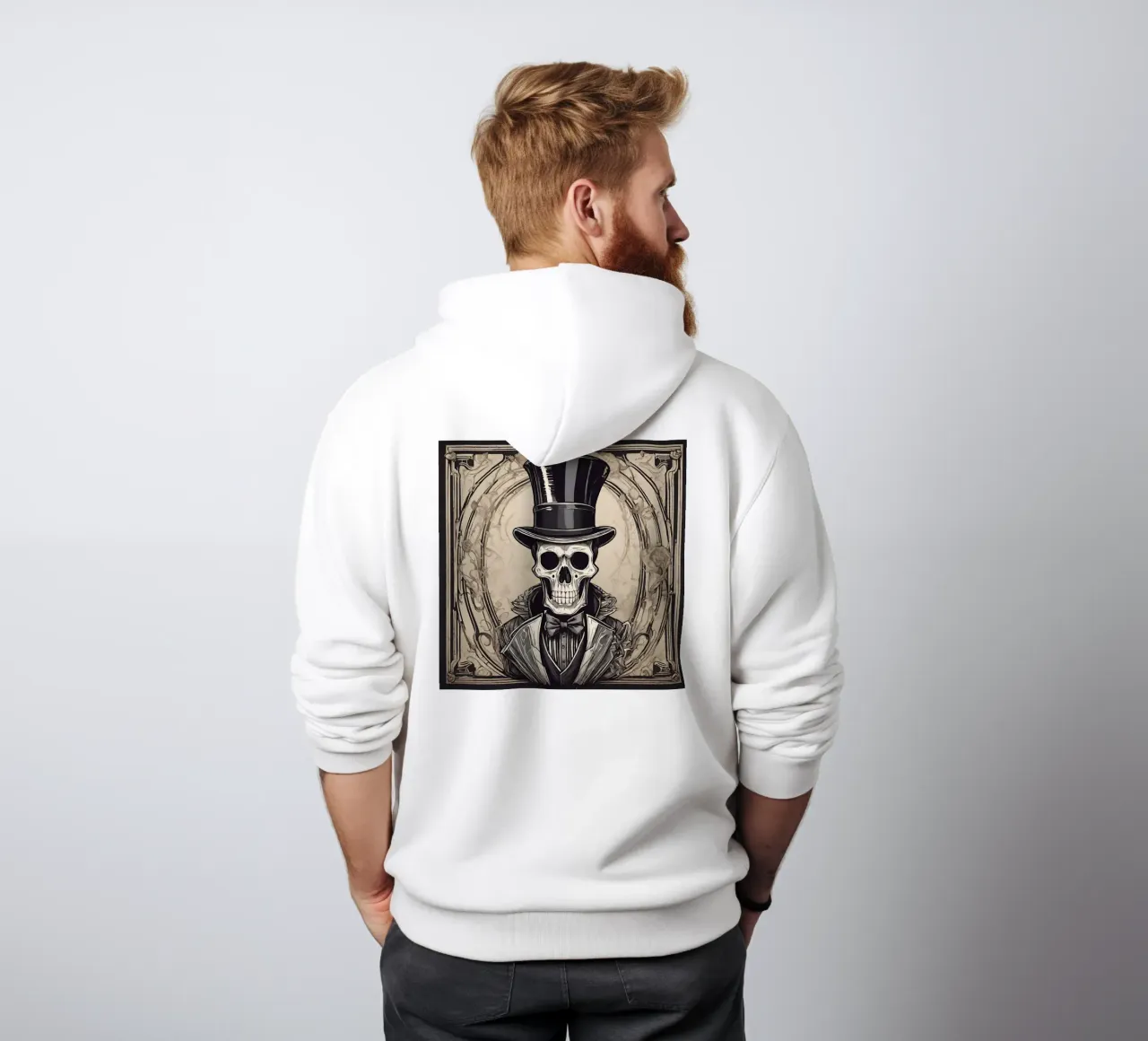 Squelette 1 felpa con cappuccio da Rezh creations